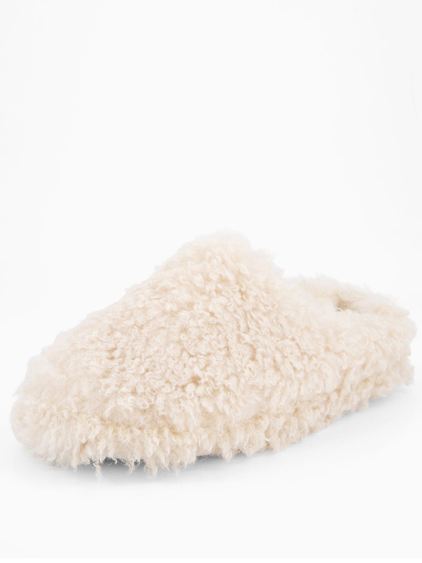 Image 2 of 7 of Loungeable Cosy Mule Slipper - Cream
