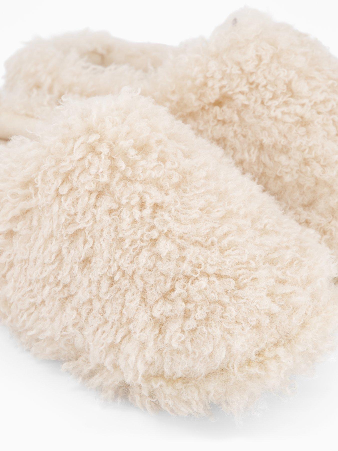 Image 5 of 7 of Loungeable Cosy Mule Slipper - Cream