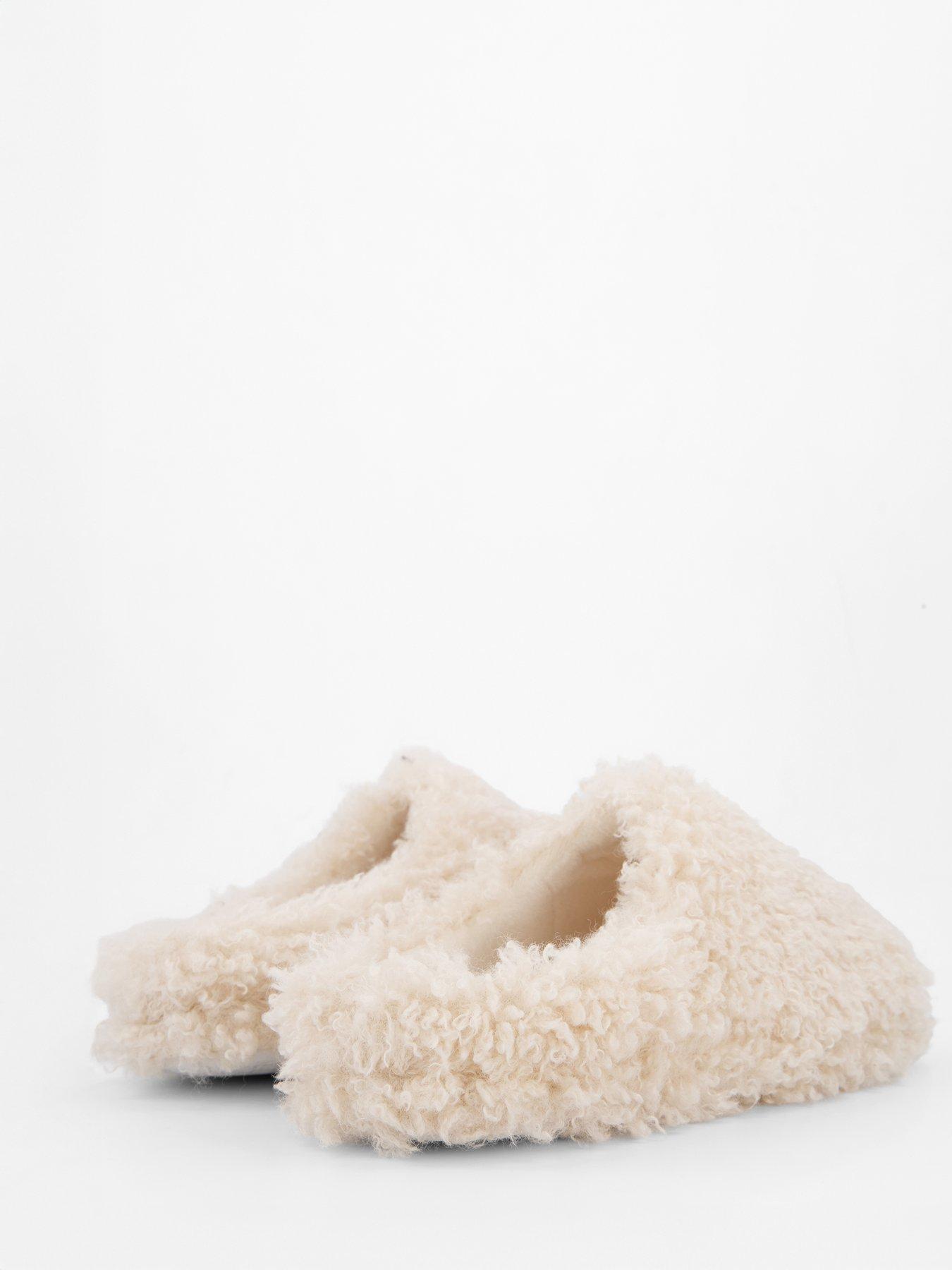 Image 6 of 7 of Loungeable Cosy Mule Slipper - Cream