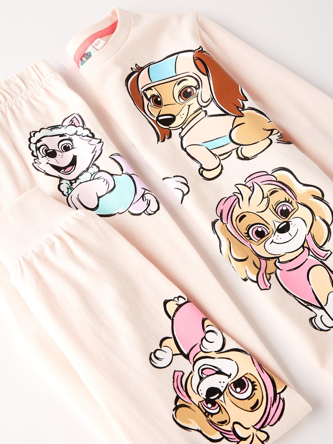  image of paw-patrol-long-sleeve-pyjama-set-pink