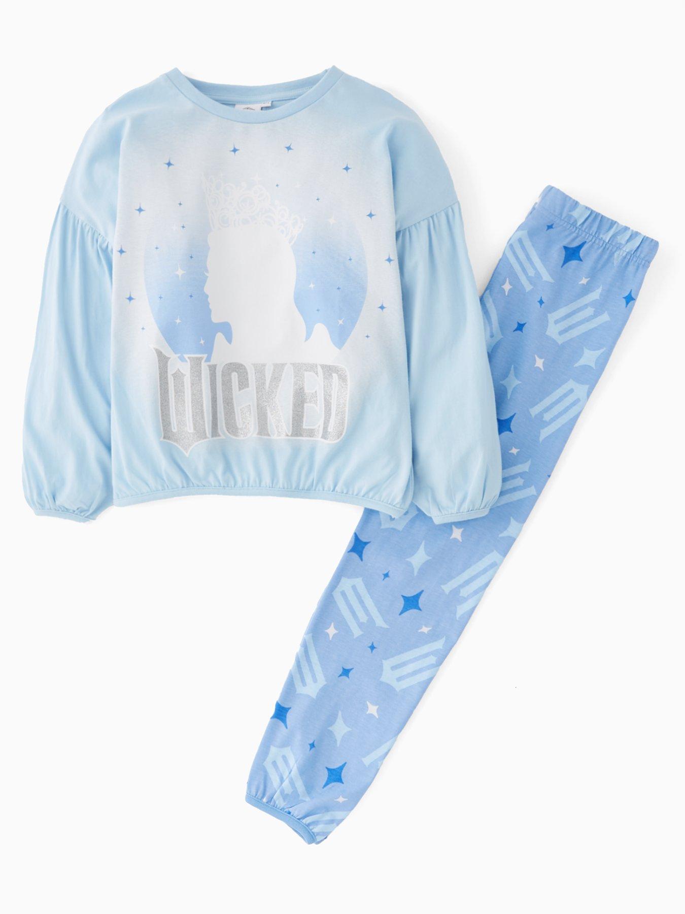wicked-glinda-long-sleeve-pyjama-set-blue