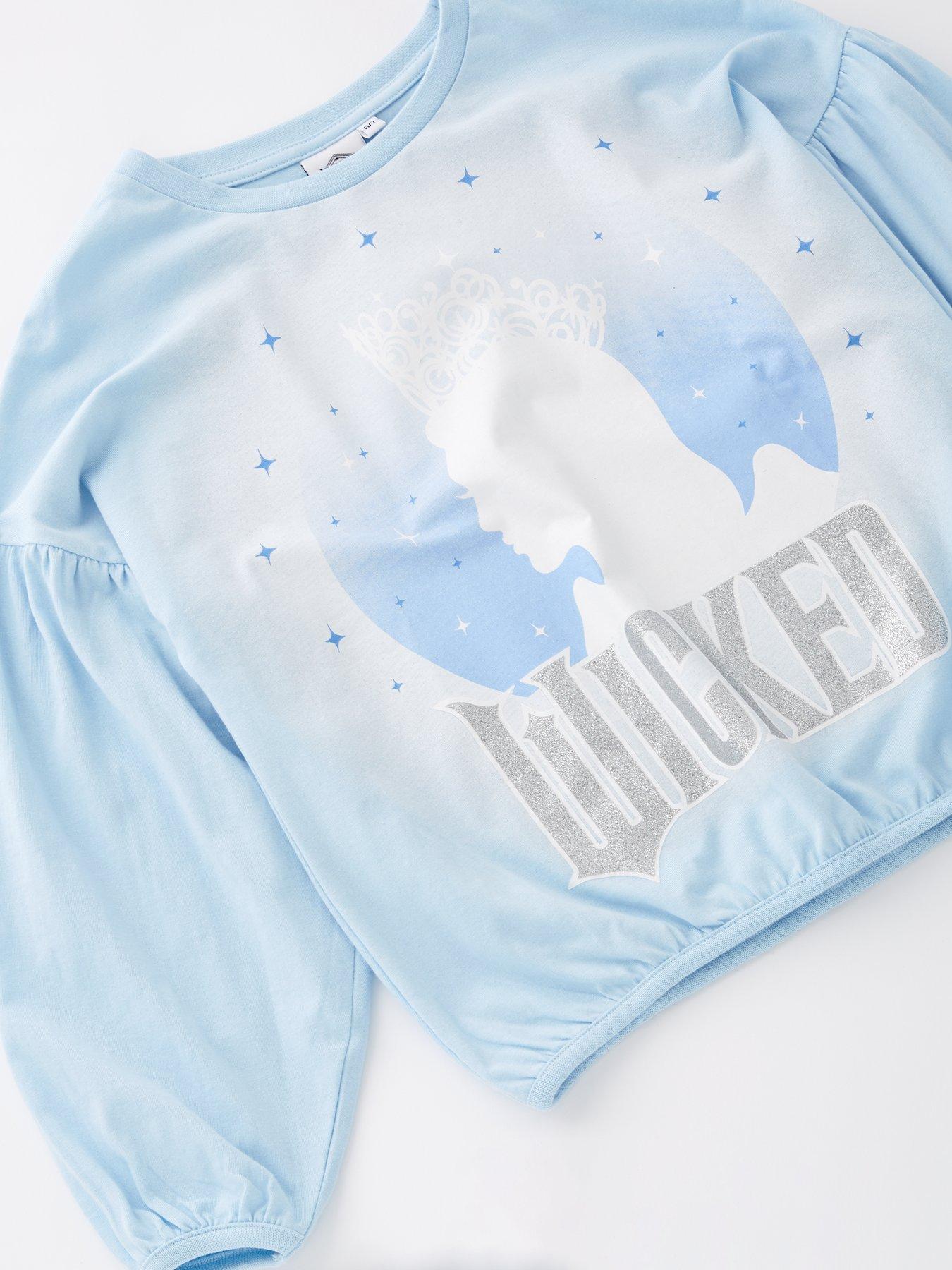 Image 4 of 4 of Wicked Glinda Long Sleeve Pyjama Set - Blue