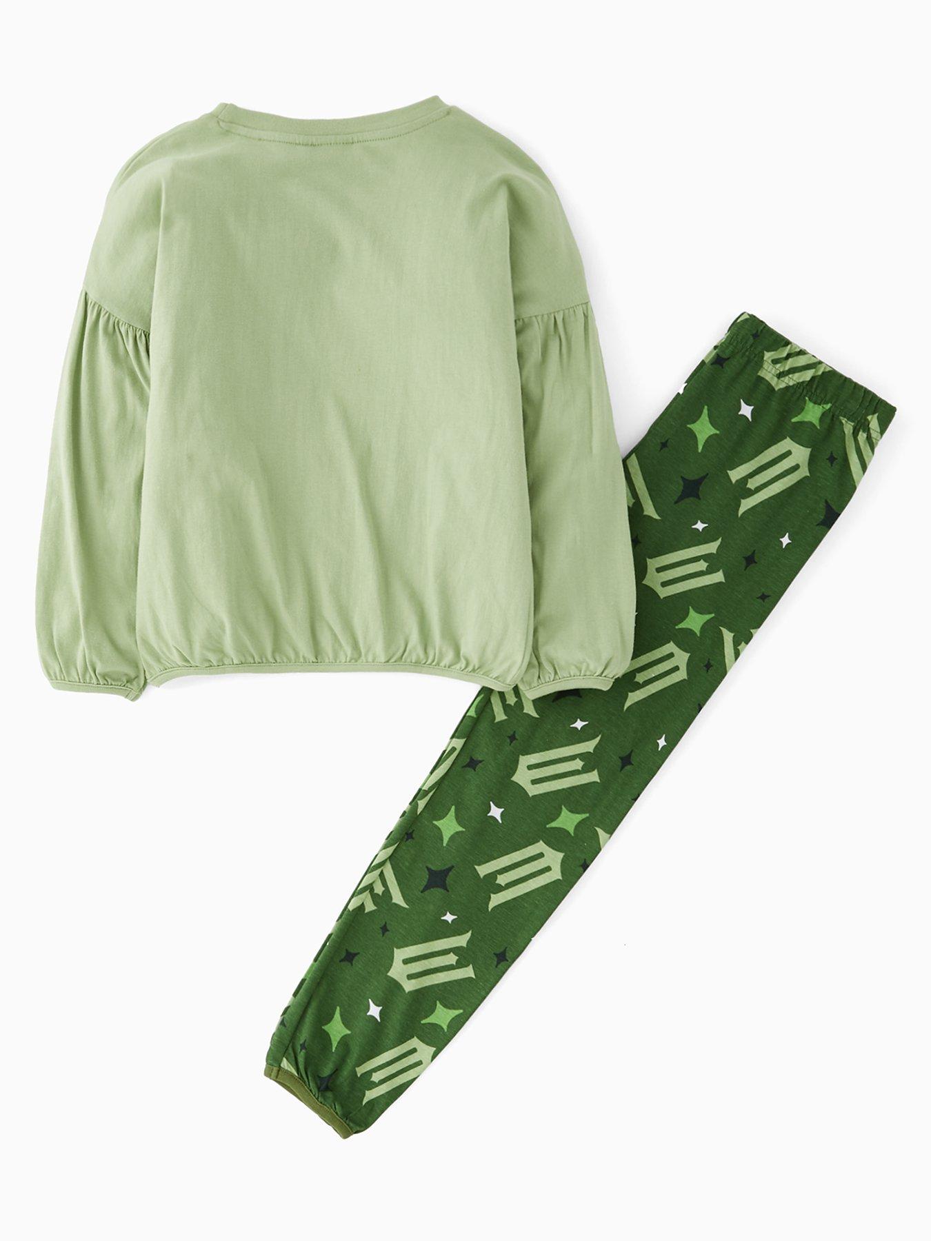 Image 2 of 4 of Wicked Glinda Long Sleeve Pyjama Set - Blue