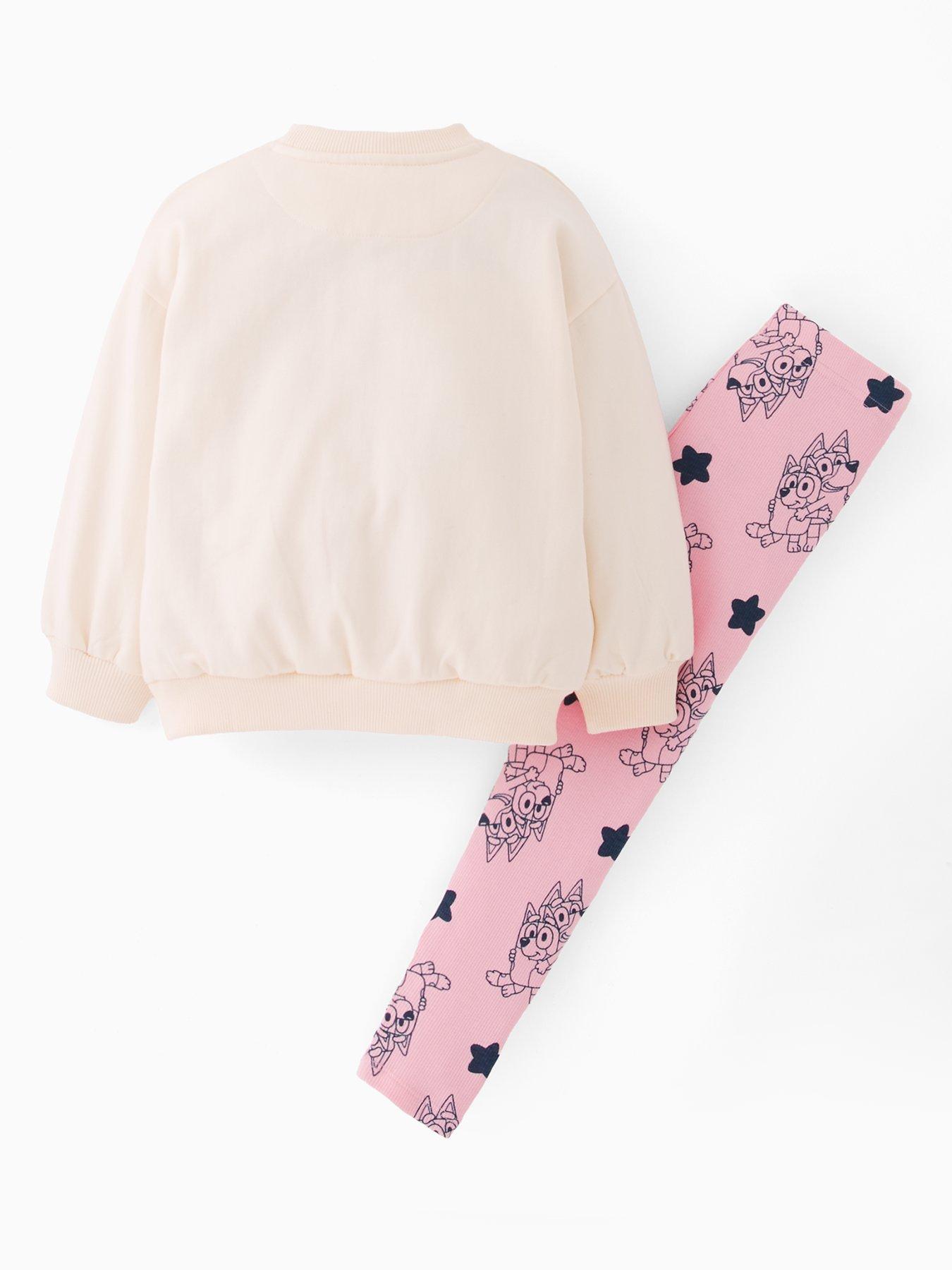  image of bluey-and-bingo-leggings-sweat-set-cream