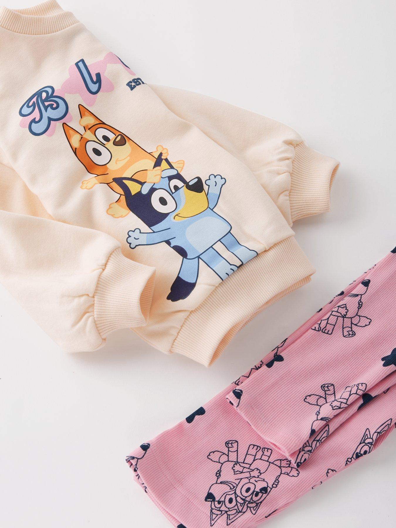  image of bluey-and-bingo-leggings-sweat-set-cream