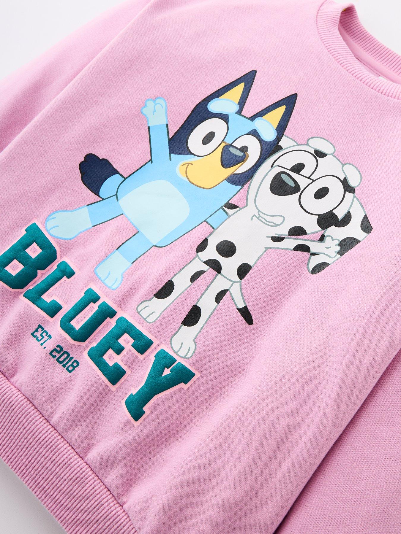  image of bluey-b-athleisure-sweatshirt-pink