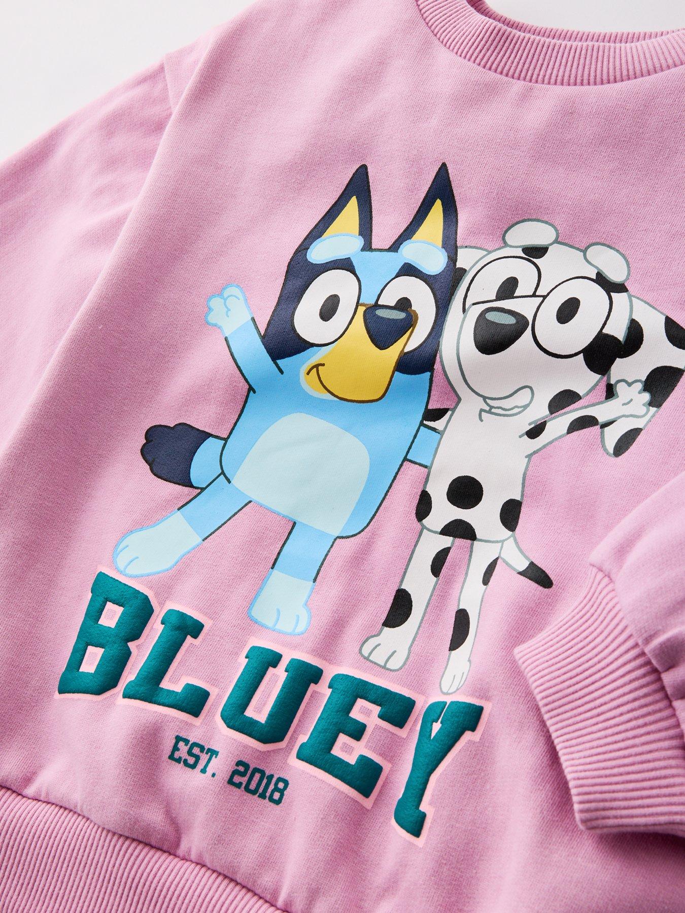  image of bluey-b-athleisure-sweatshirt-pink
