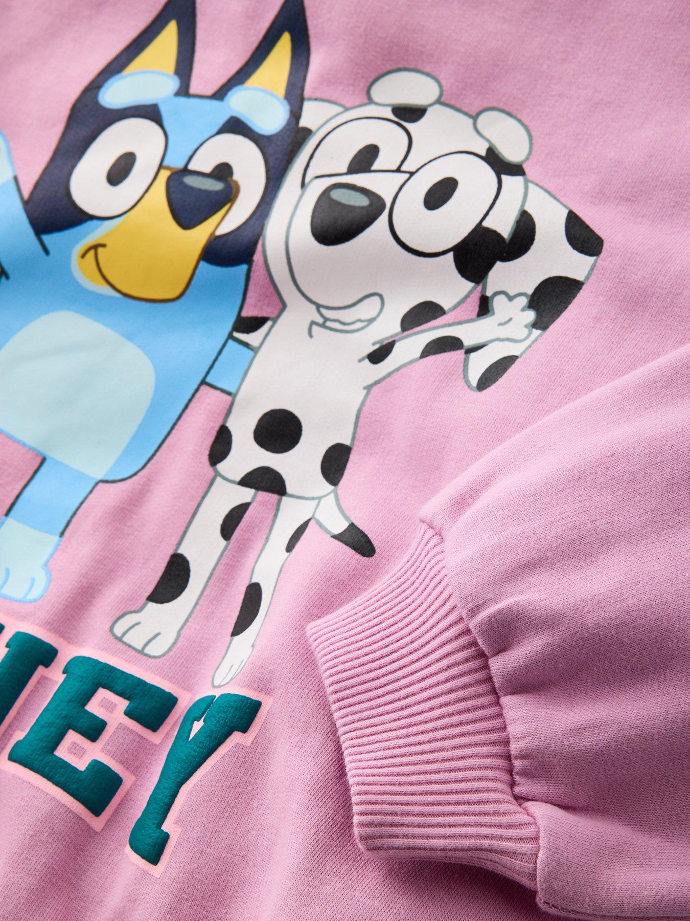 Image 6 of 6 of Bluey B Athleisure Sweatshirt - Pink