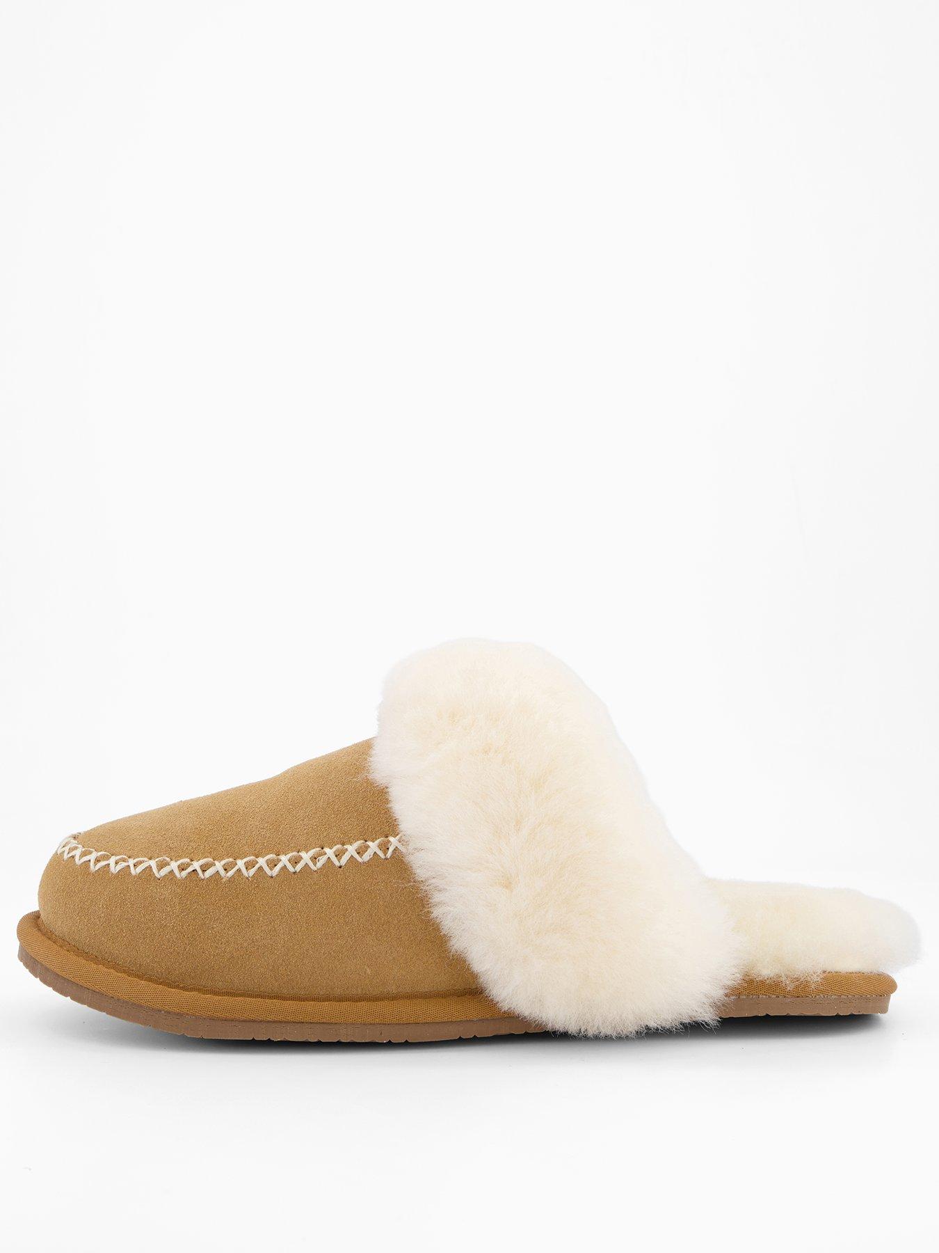 loungeable-tan-sheepskin-whipstitch-mule-slippers-tan