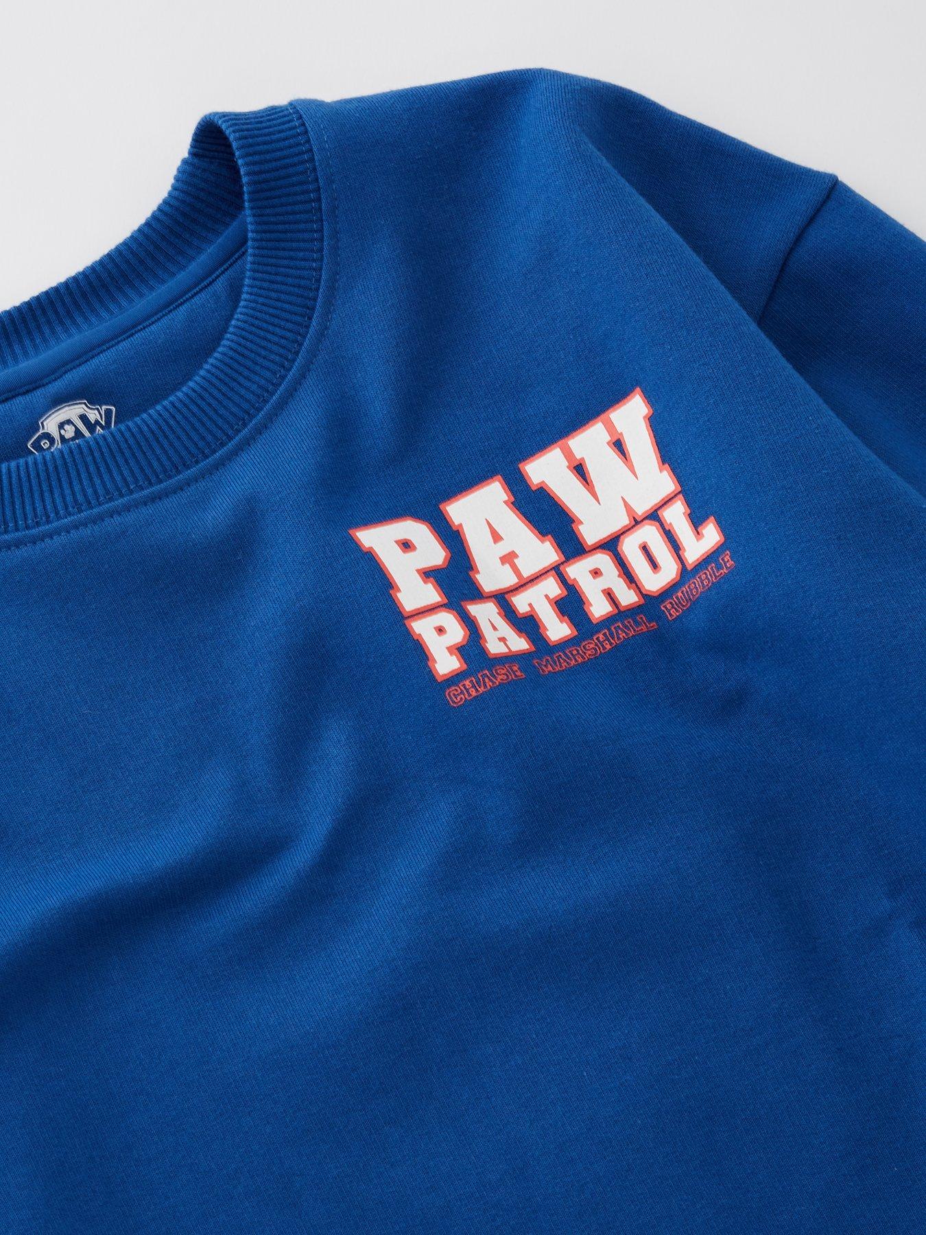  image of paw-patrol-back-print-sweatshirt-navy