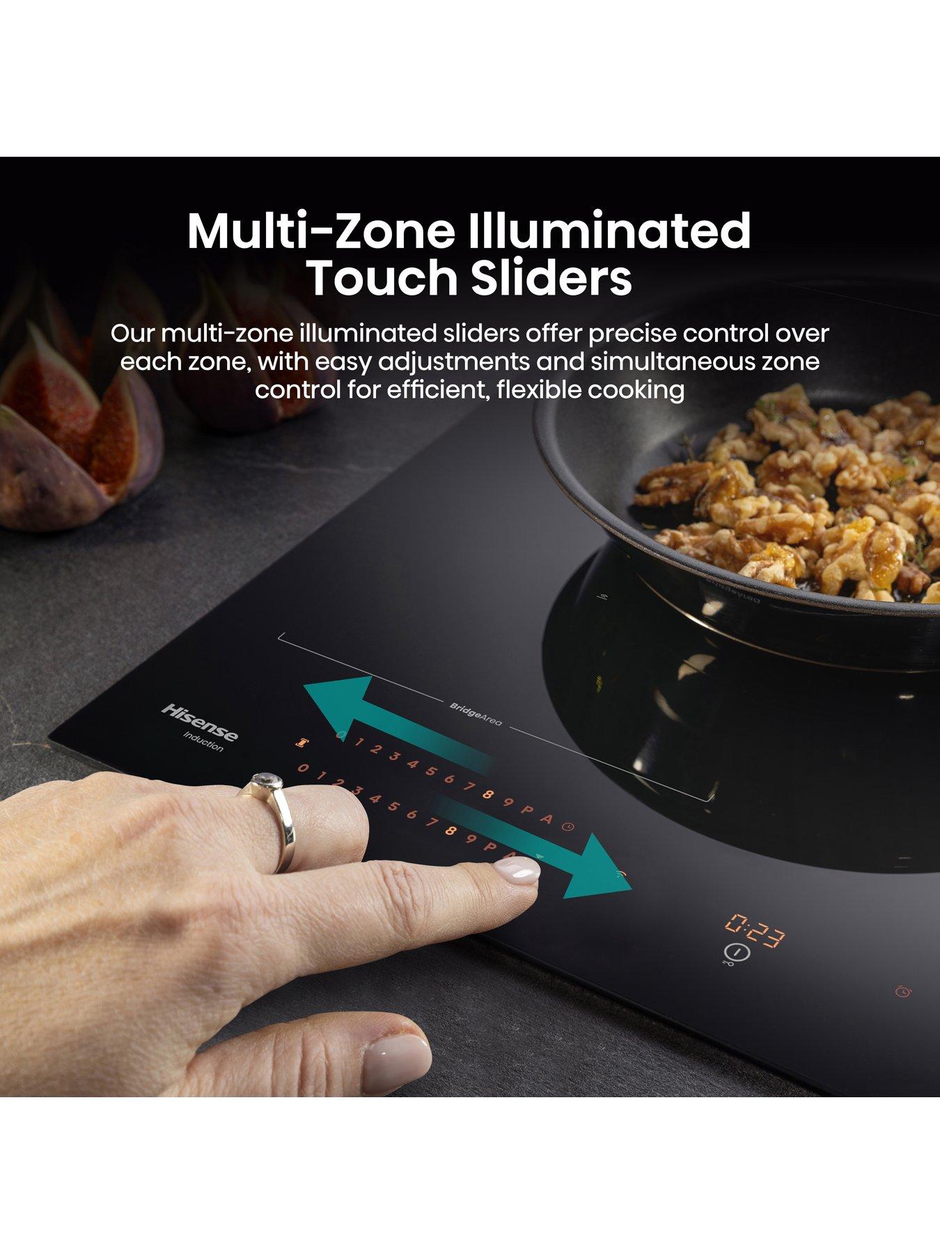 Image 3 of 7 of Hisense Hi8 HI6443BSCWF 60cm Induction Hob with Area Flex - Black