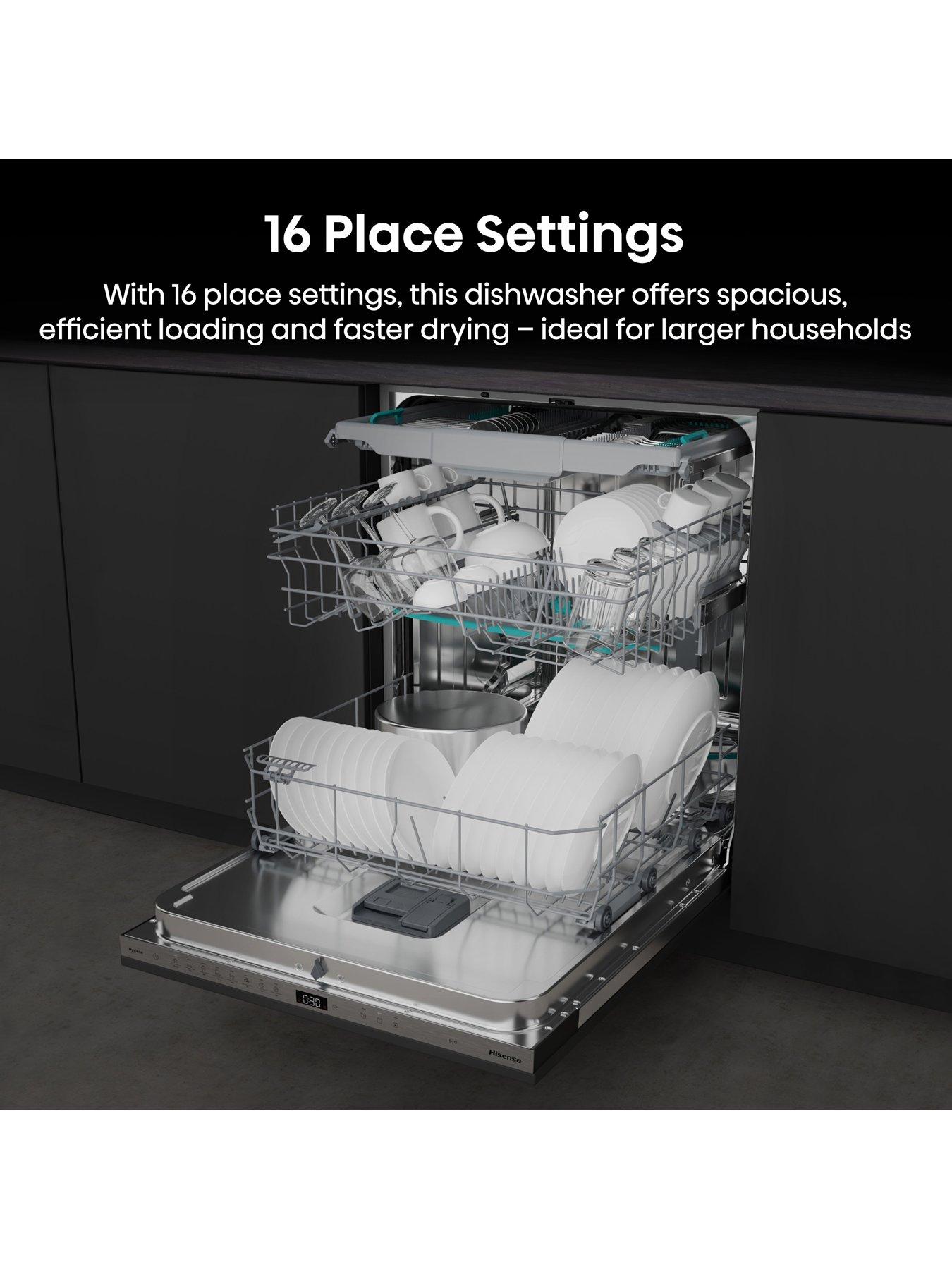 Image 4 of 7 of Hisense HV663A60UK Full-Size Fully Integrated 16-Place Dishwasher