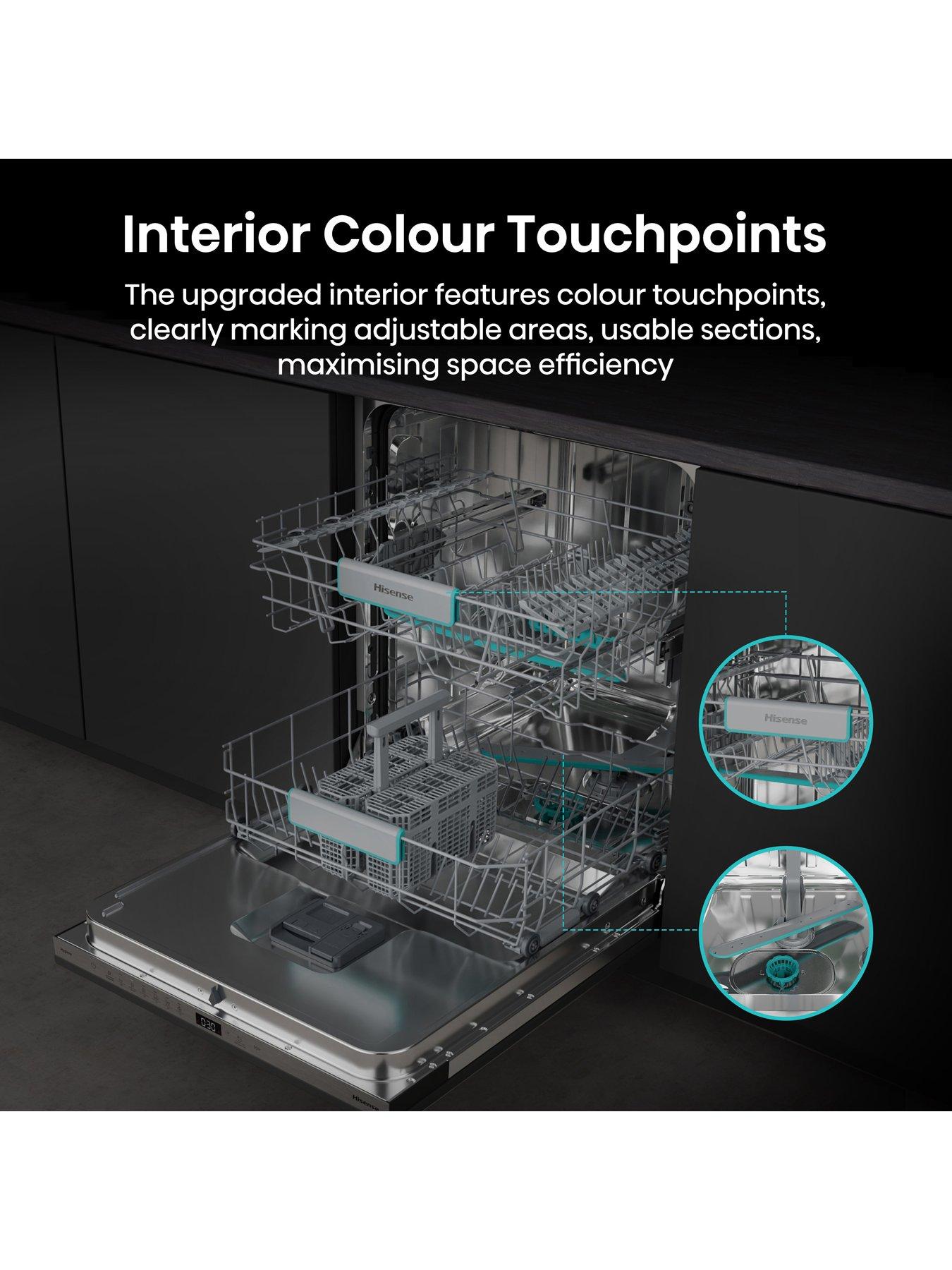 Image 4 of 7 of Hisense HV642C65UK Full-Size Fully Integrated 14-Place Dishwasher
