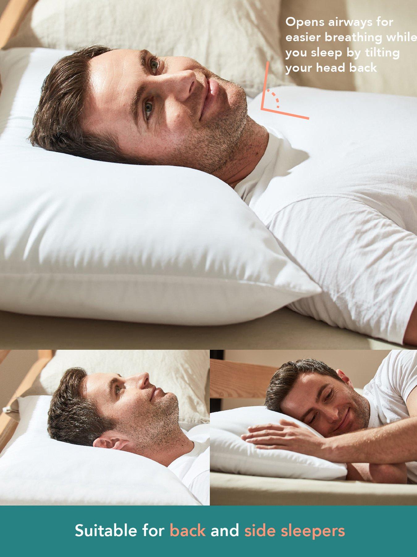 image of kally-sleep-anti-snore-pillow-white