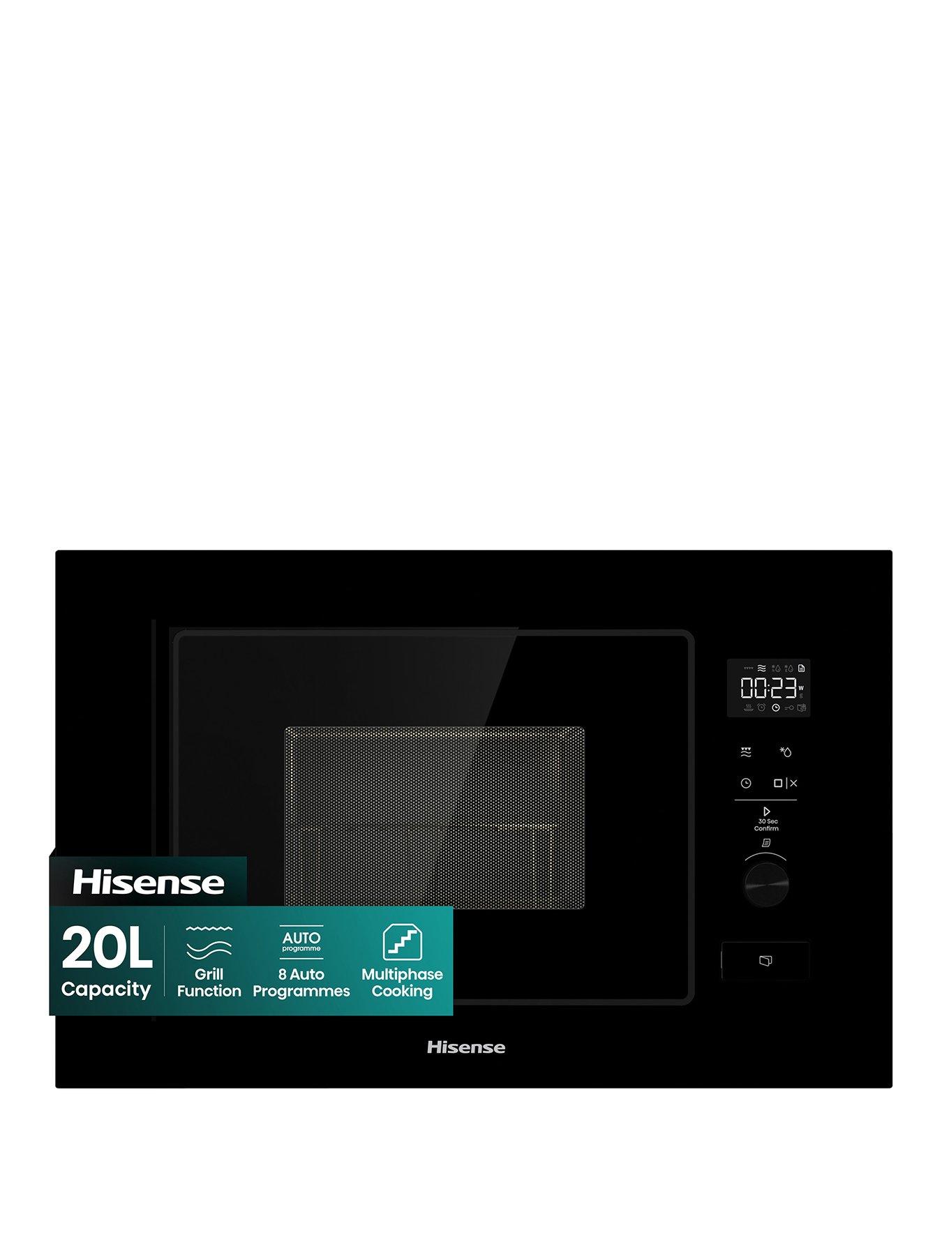 hisense-bim320g52bguk-20l-built-in-microwave-with-grill-black