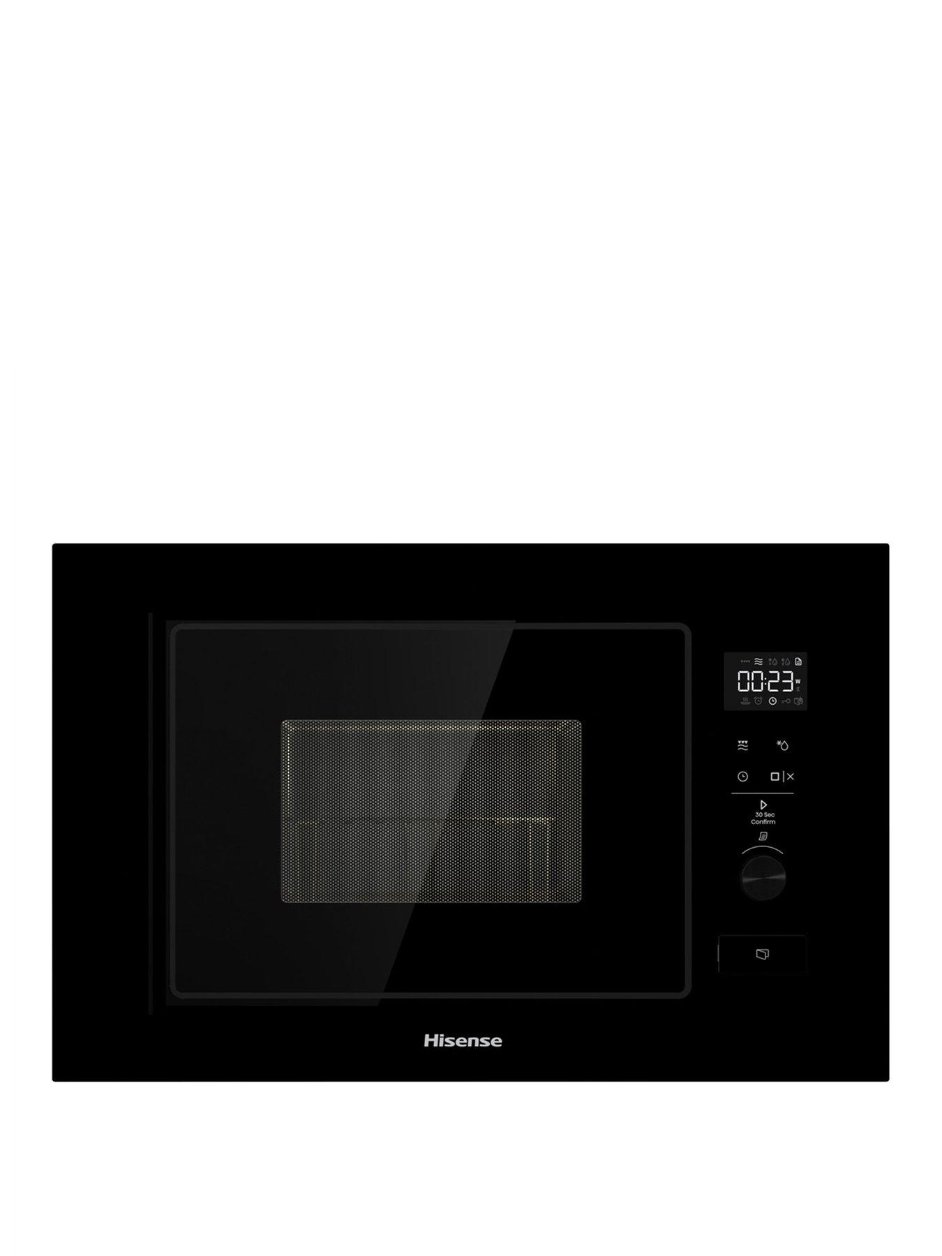 Hisense BIM320G52BGUK 20L Built In Microwave with Grill - Black