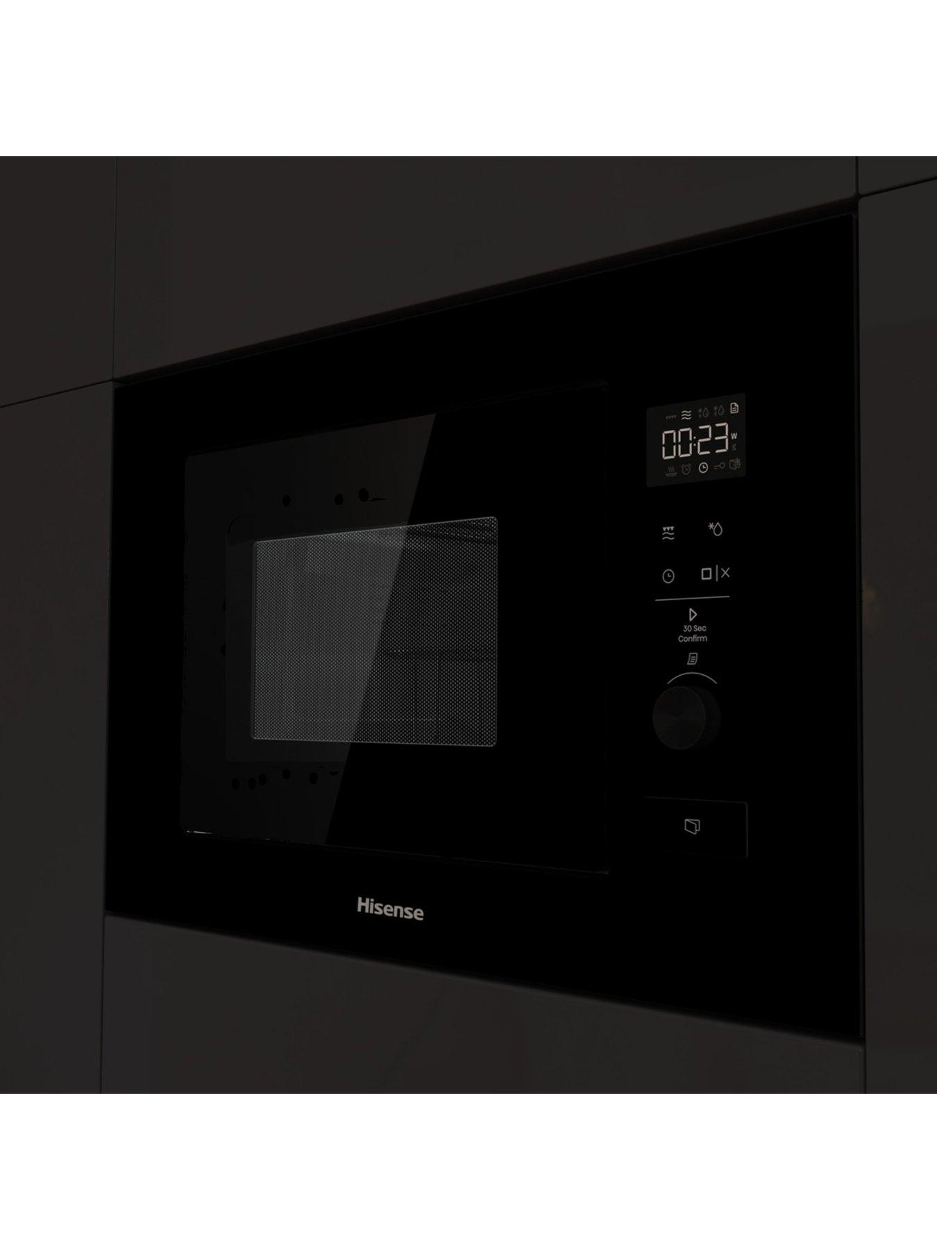  image of hisense-bim320g52bguk-20l-built-in-microwave-with-grill-black