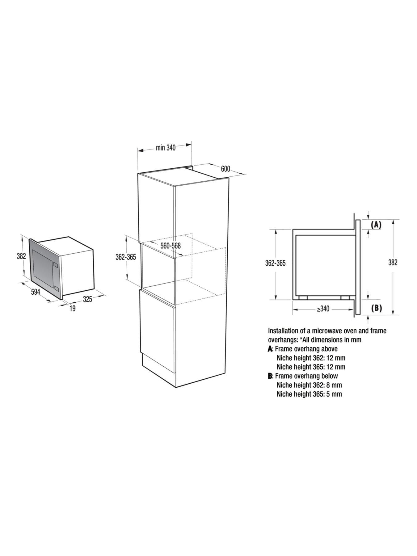  image of hisense-bim320g52bguk-20l-built-in-microwave-with-grill-black