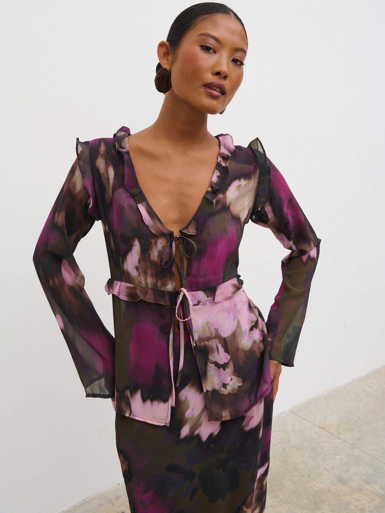 Image 1 of 4 of Pretty Lavish Leoni Top - Multi