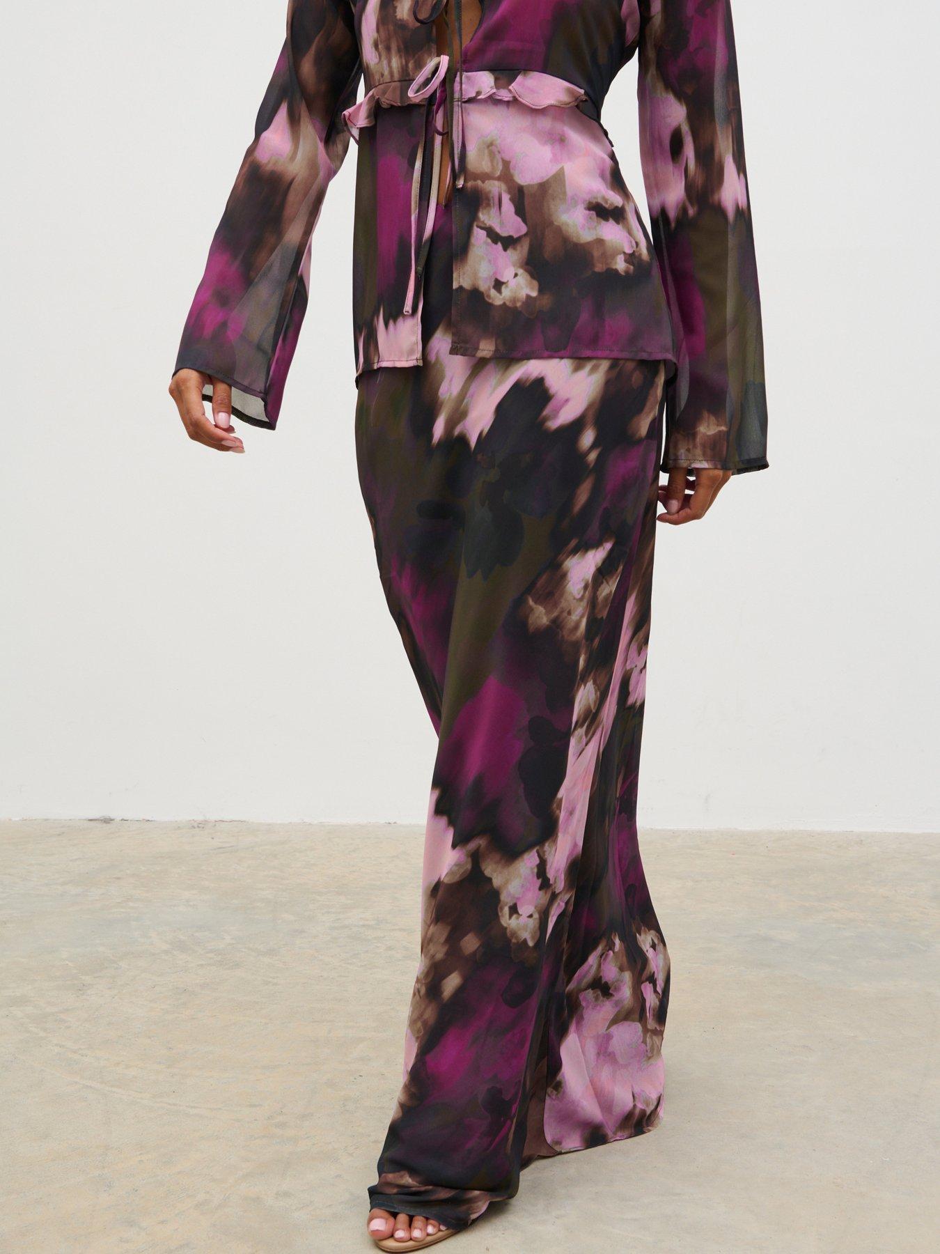 Image 1 of 4 of Pretty Lavish Leoni Skirt - Multi