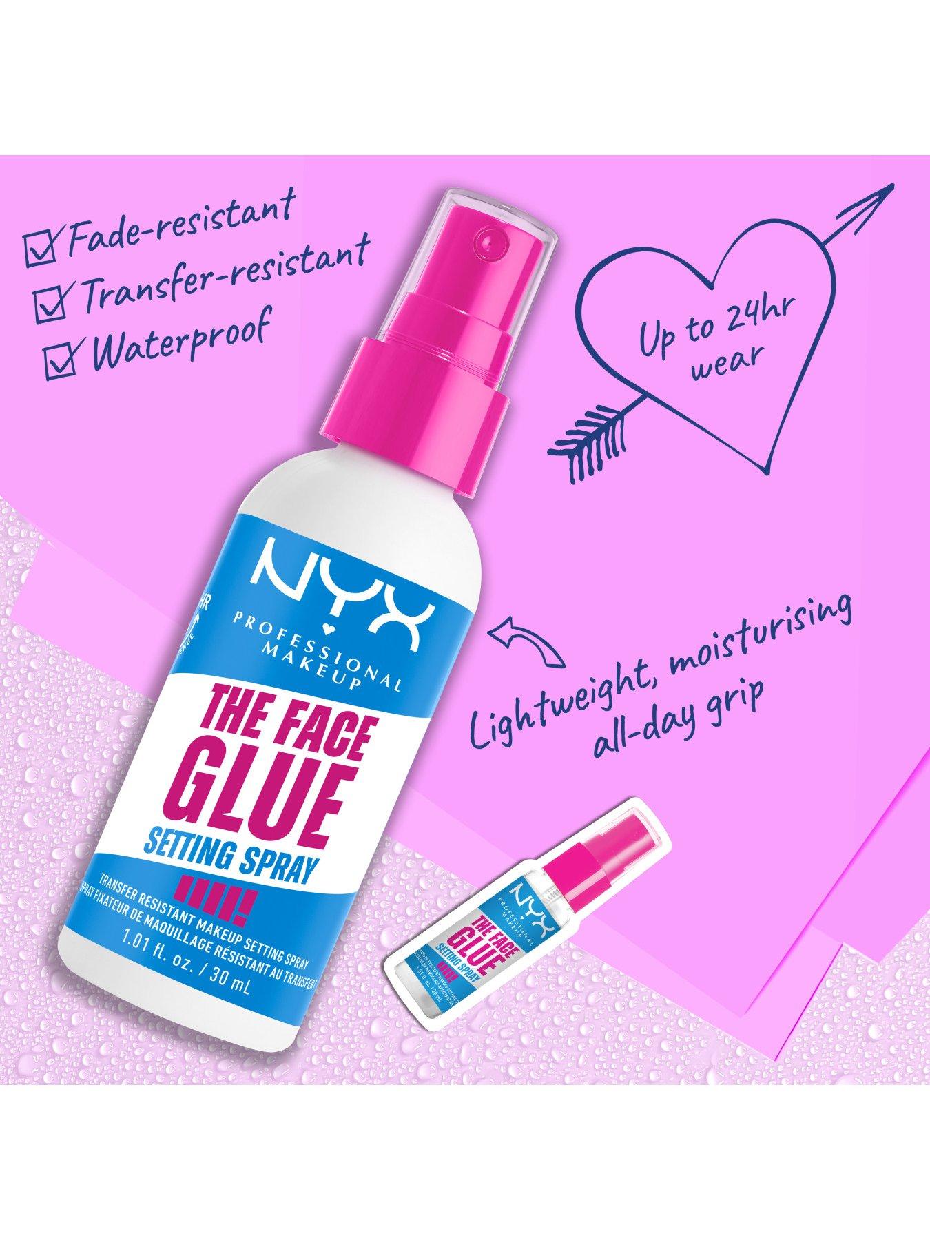 Image 3 of 8 of NYX PROFESSIONAL MAKEUP The Face Glue Setting Spray