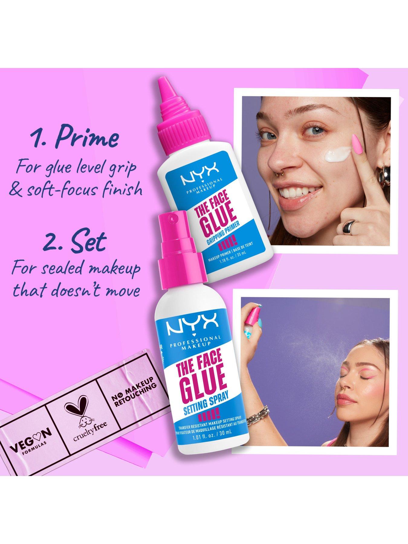 Image 5 of 8 of NYX PROFESSIONAL MAKEUP The Face Glue Setting Spray