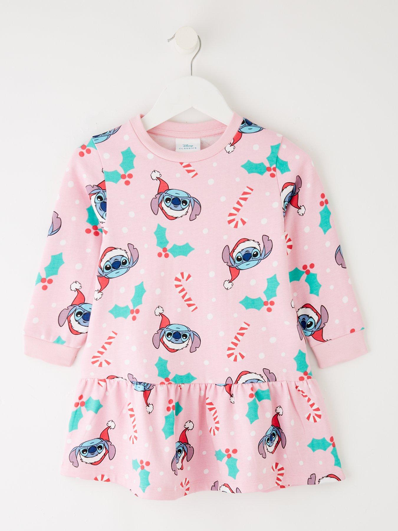  image of disney-lilo-stitch-stitch-christmas-dress-pink