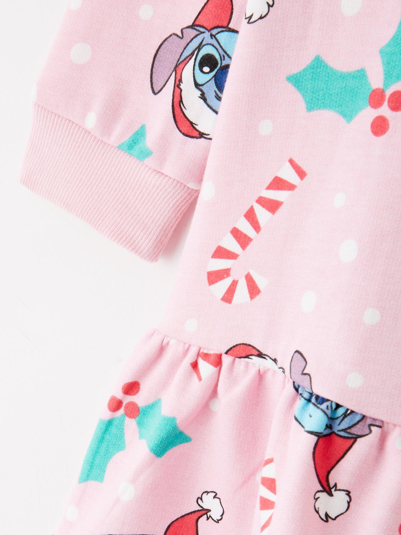  image of disney-lilo-stitch-stitch-christmas-dress-pink