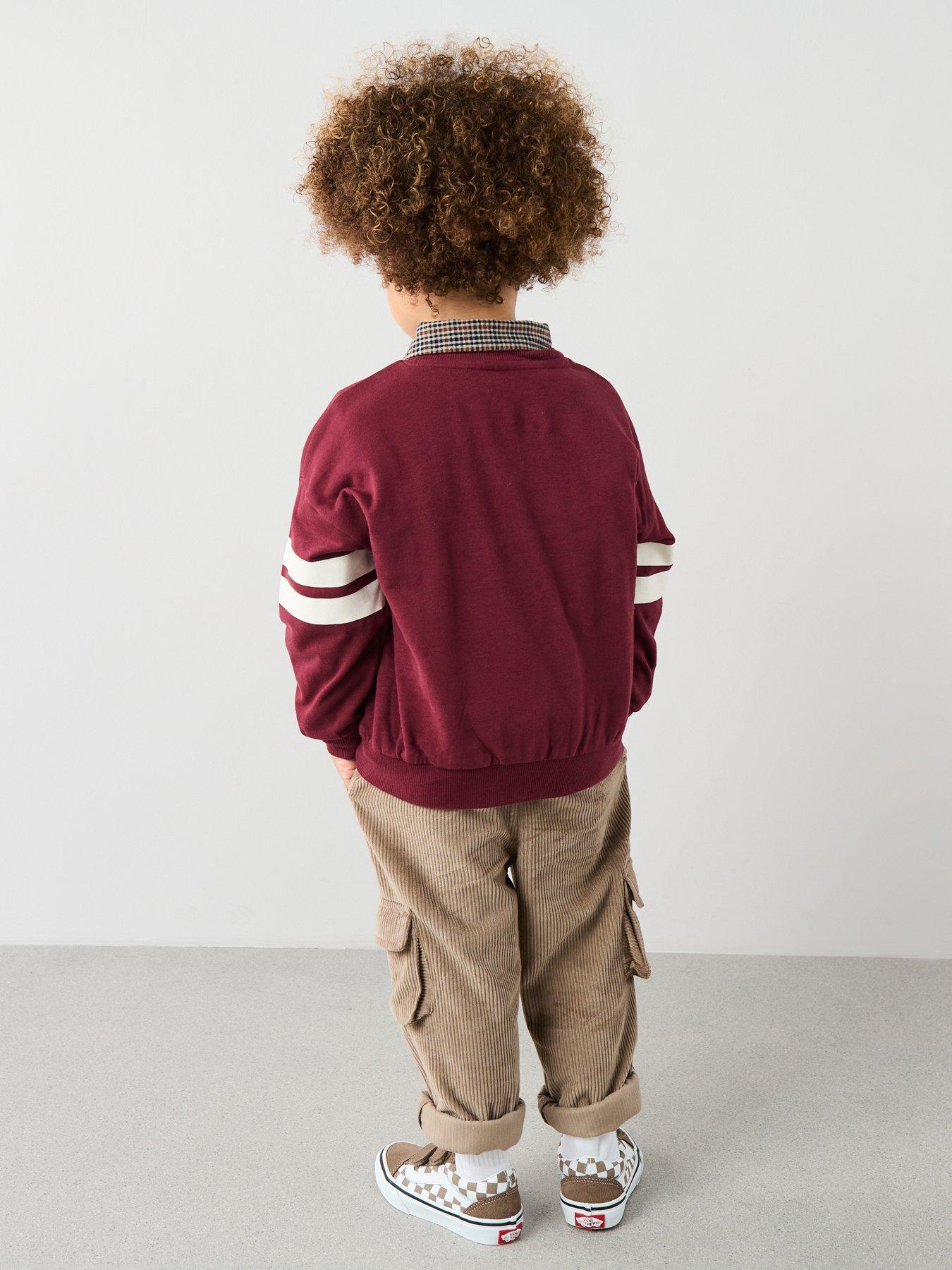  image of mickey-mouse-mickey-varsity-sweatshirt-red