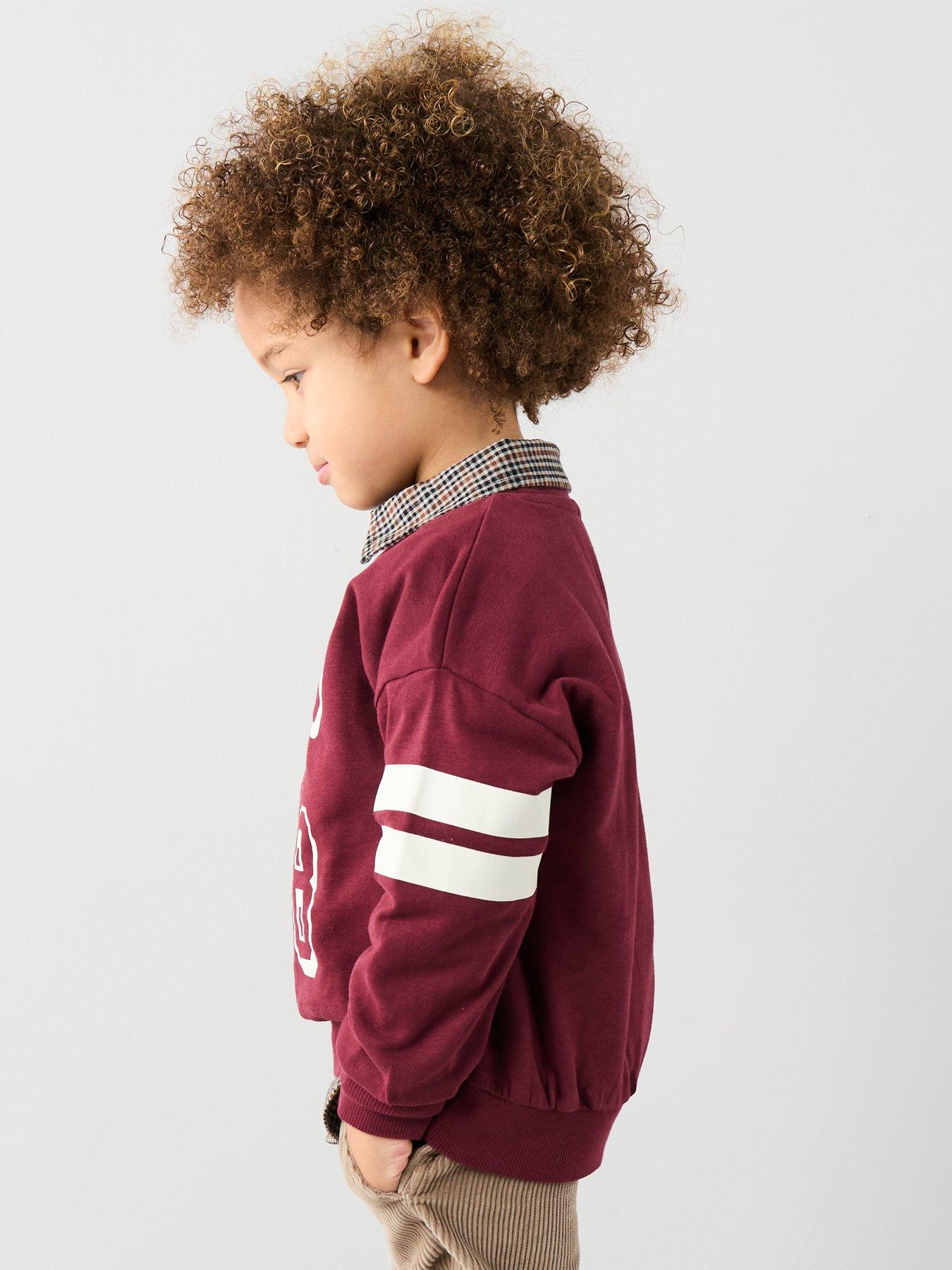  image of mickey-mouse-mickey-varsity-sweatshirt-red