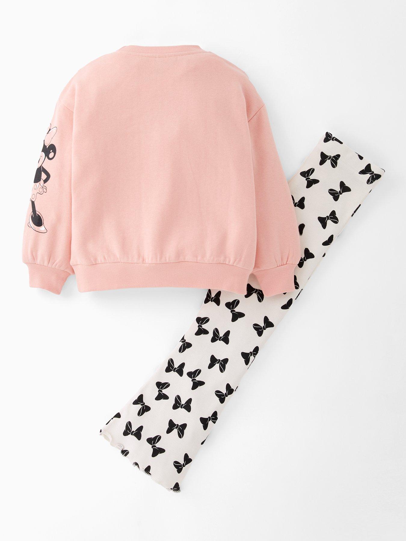 back image of minnie-mouse-sweat-legging-set-pink