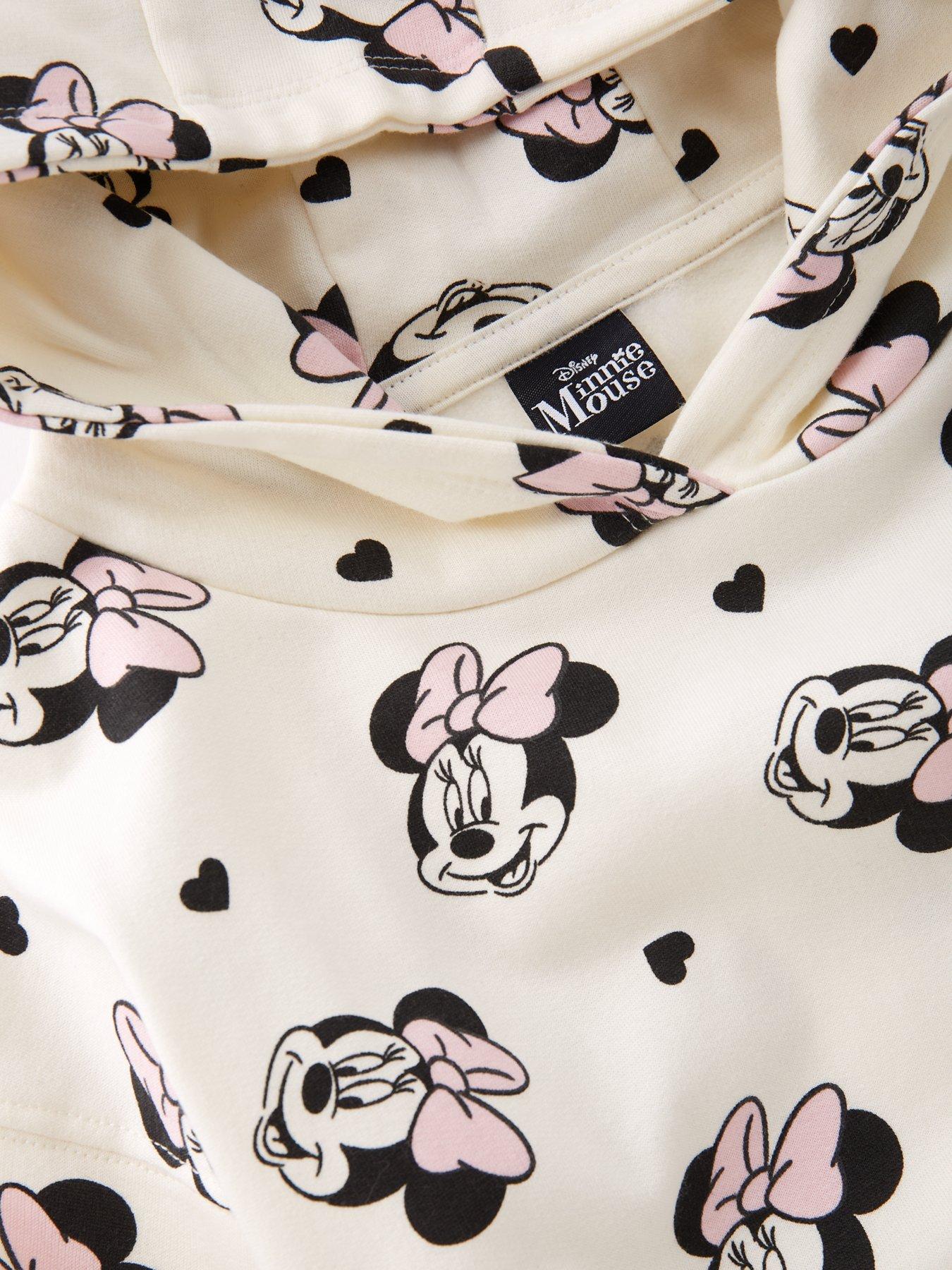 Image 3 of 5 of Minnie Mouse Hooded Sweatshirt - Cream