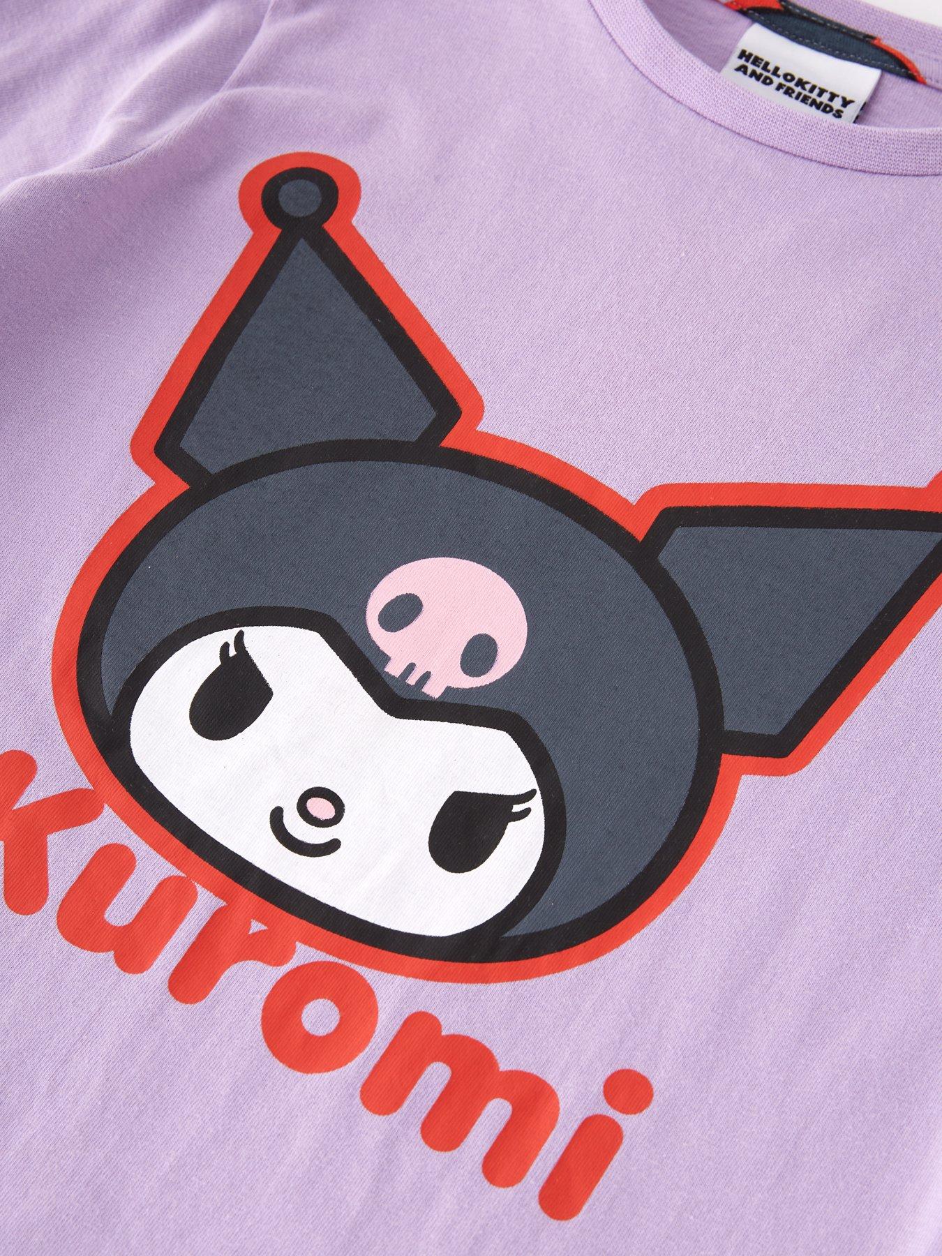  image of hello-kitty-kuromi-pyjamas-purple