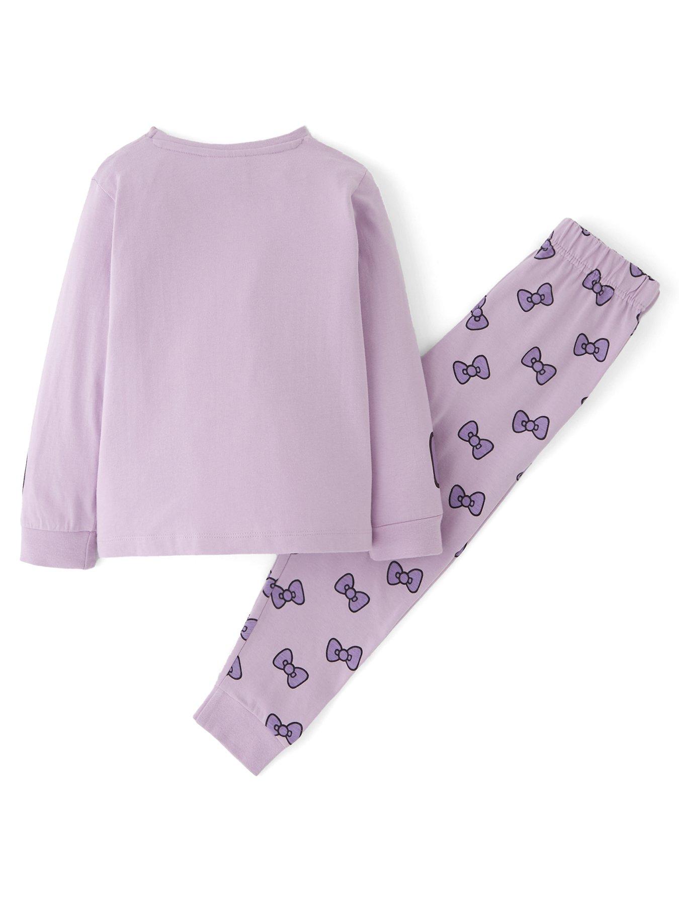 back image of hello-kitty-and-friends-pyjamas-purple