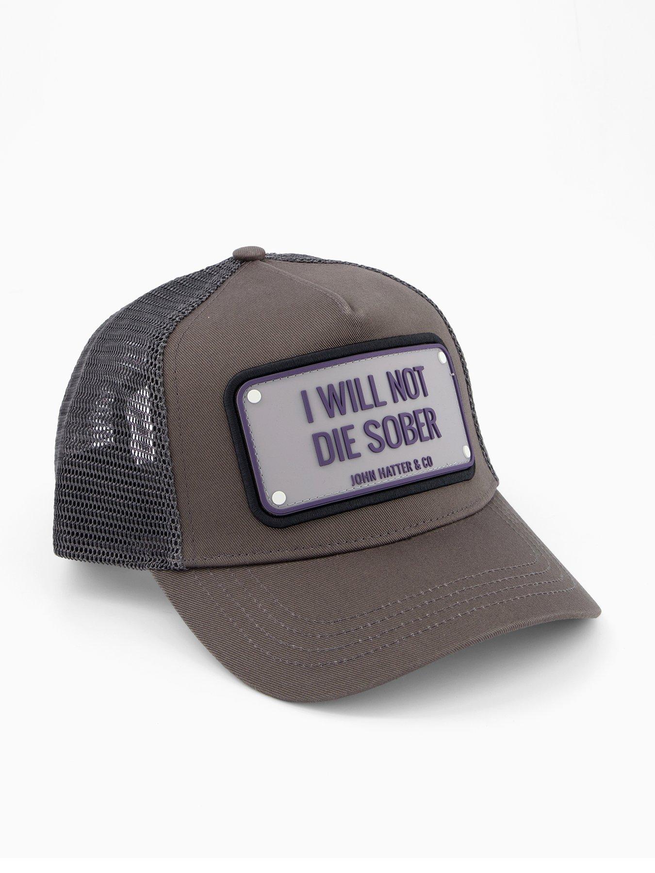 John Hatter & Co John Hatter & Co Rubber I Will Not Die Sober Cap