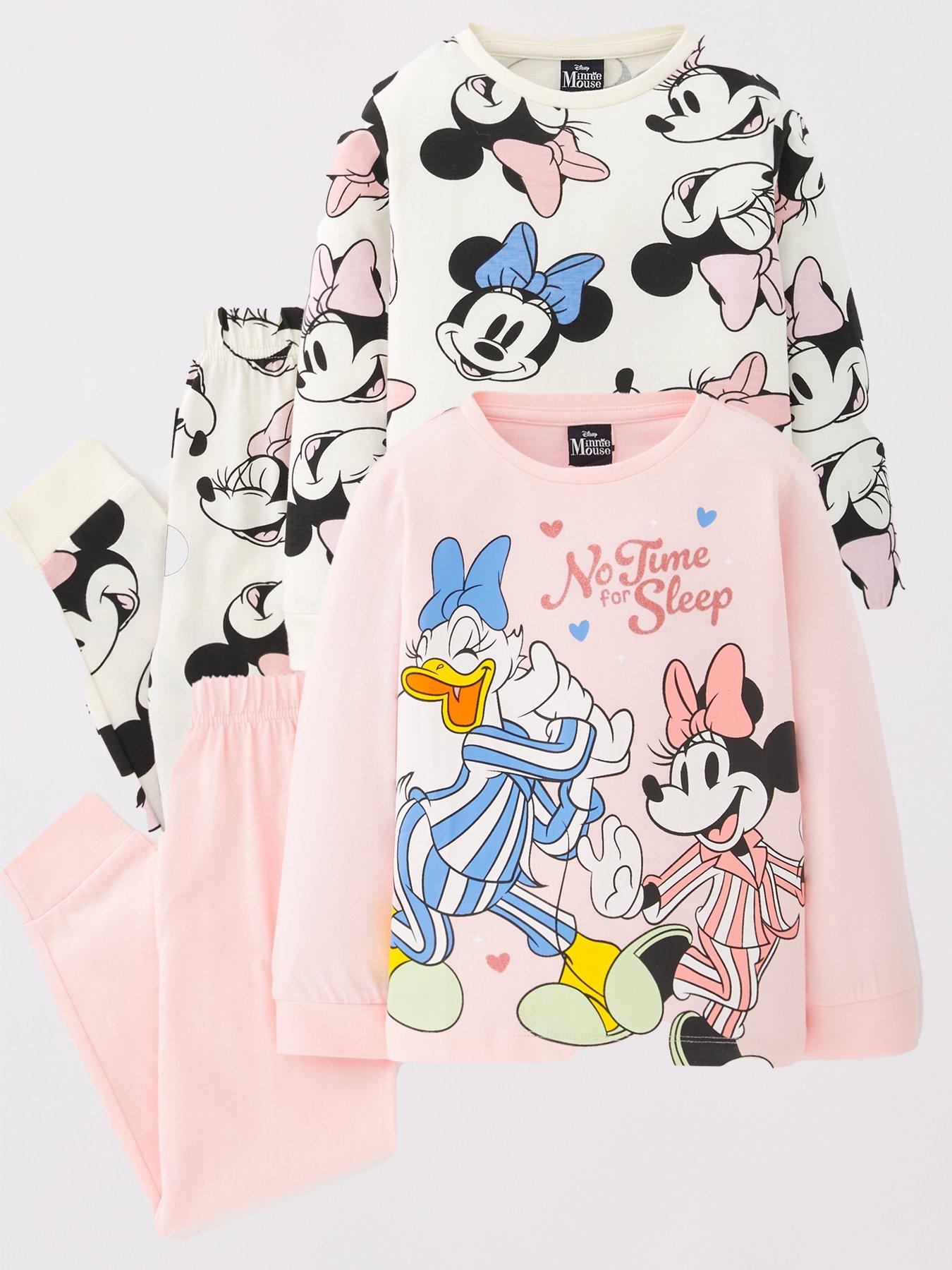 Minnie Mouse Disney 2 Pack Minnie And Daisy Pyjamas - Pink