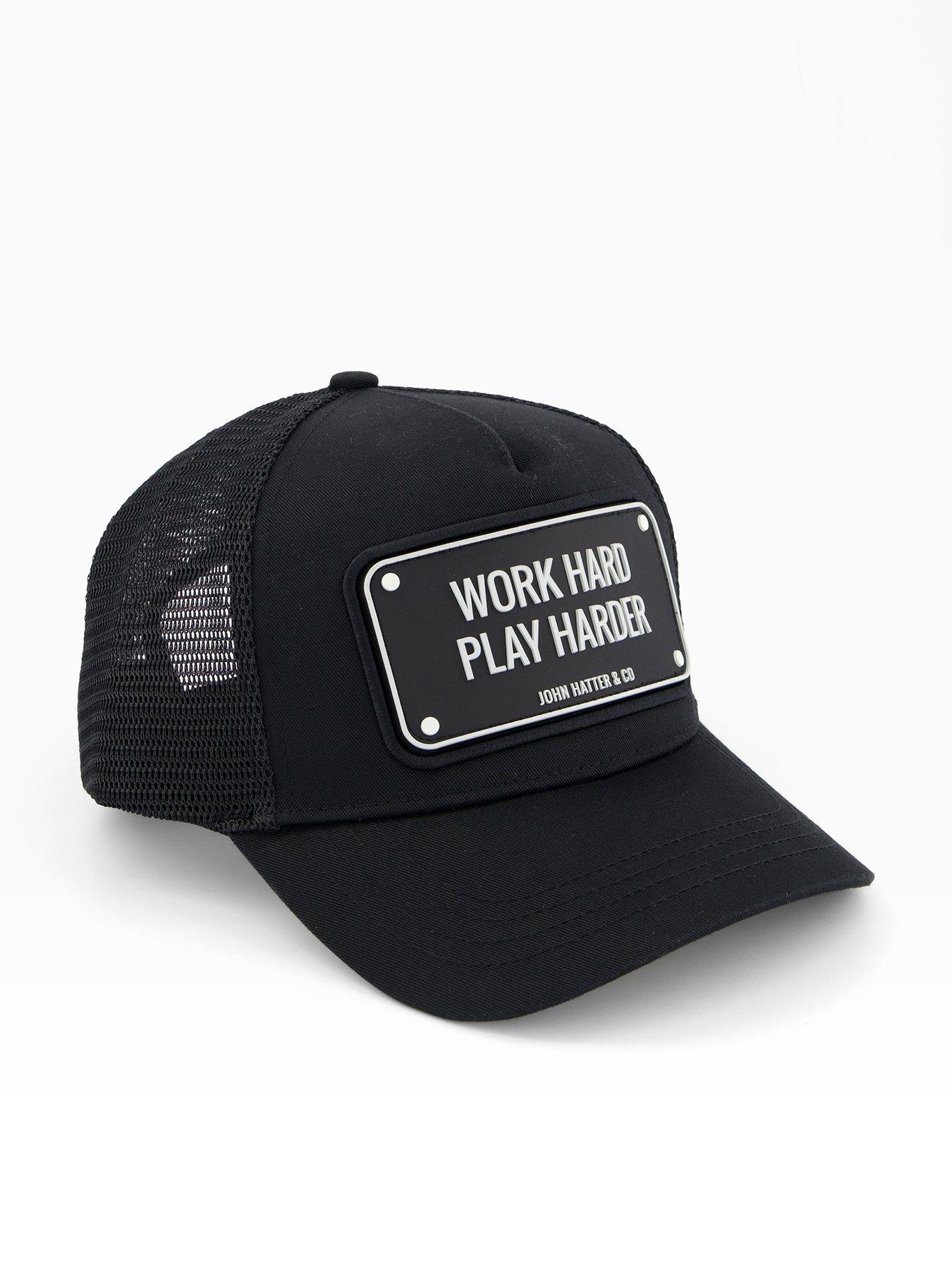 John Hatter & Co John Hatter & Co Rubber Work Hard Play Harder Cap