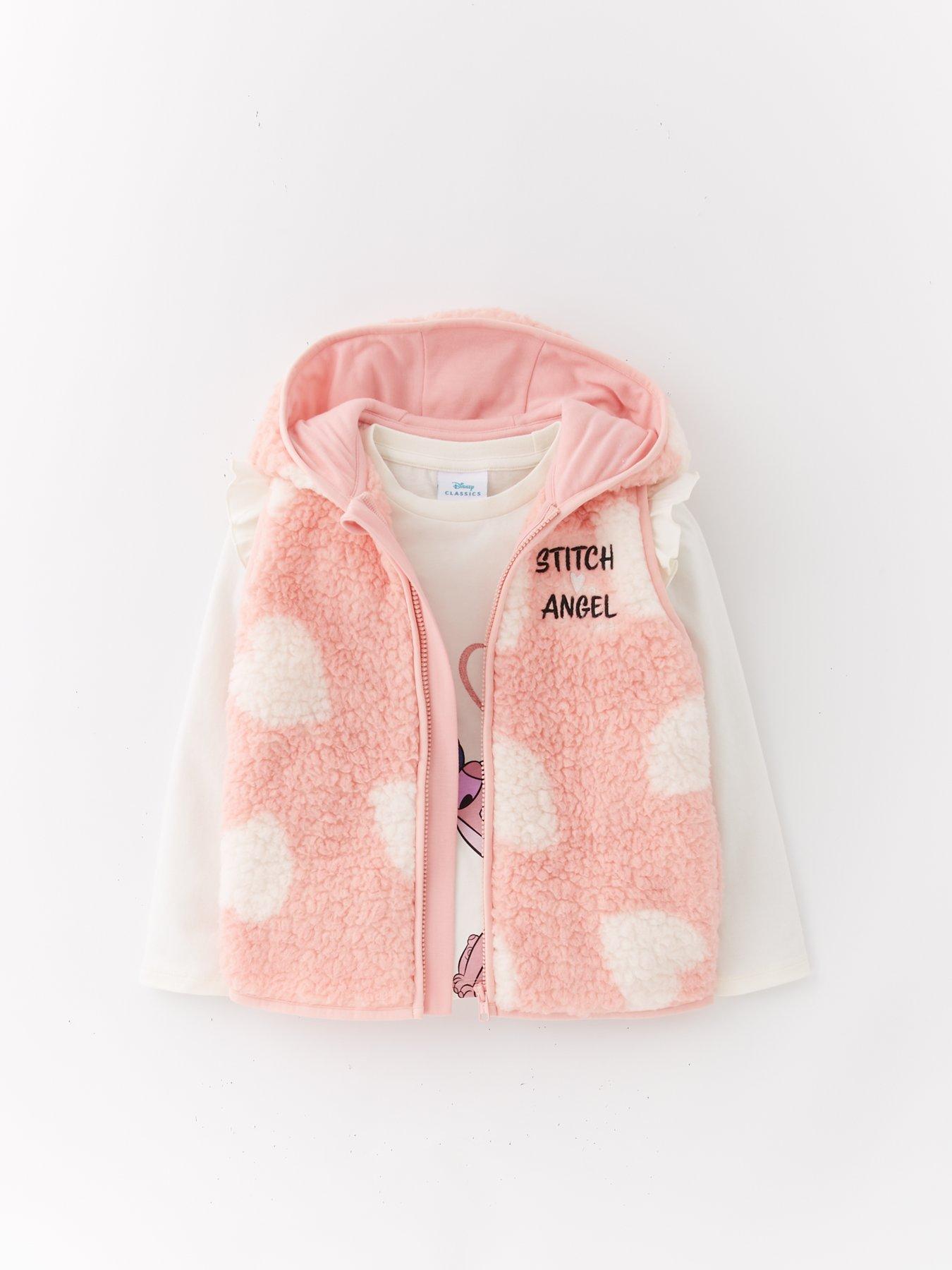  image of disney-lilo-stitch-stitch-and-angel-3-piece-gilet-set-pink