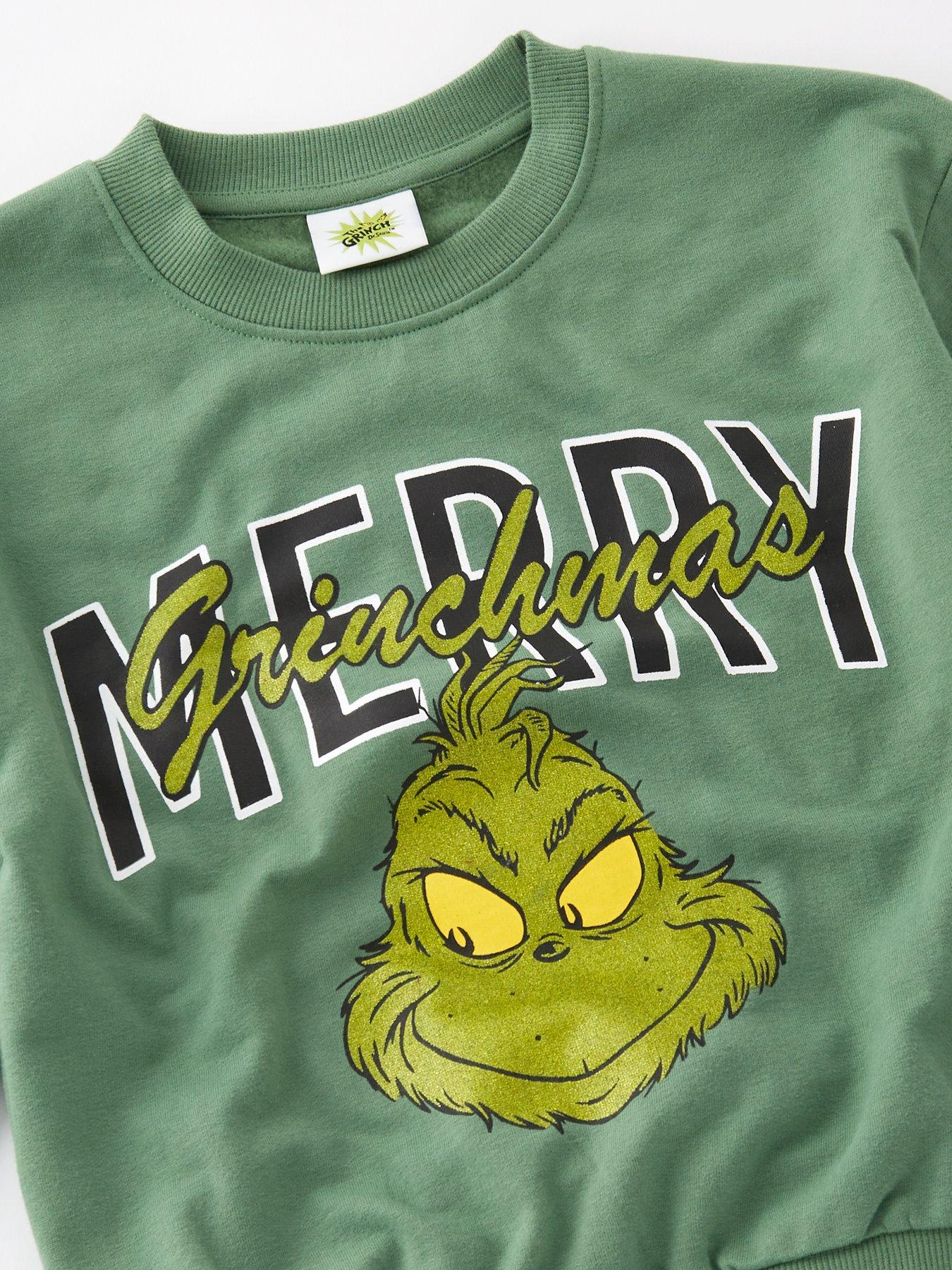  image of the-grinch-grinch-christmas-sweatshirt-green