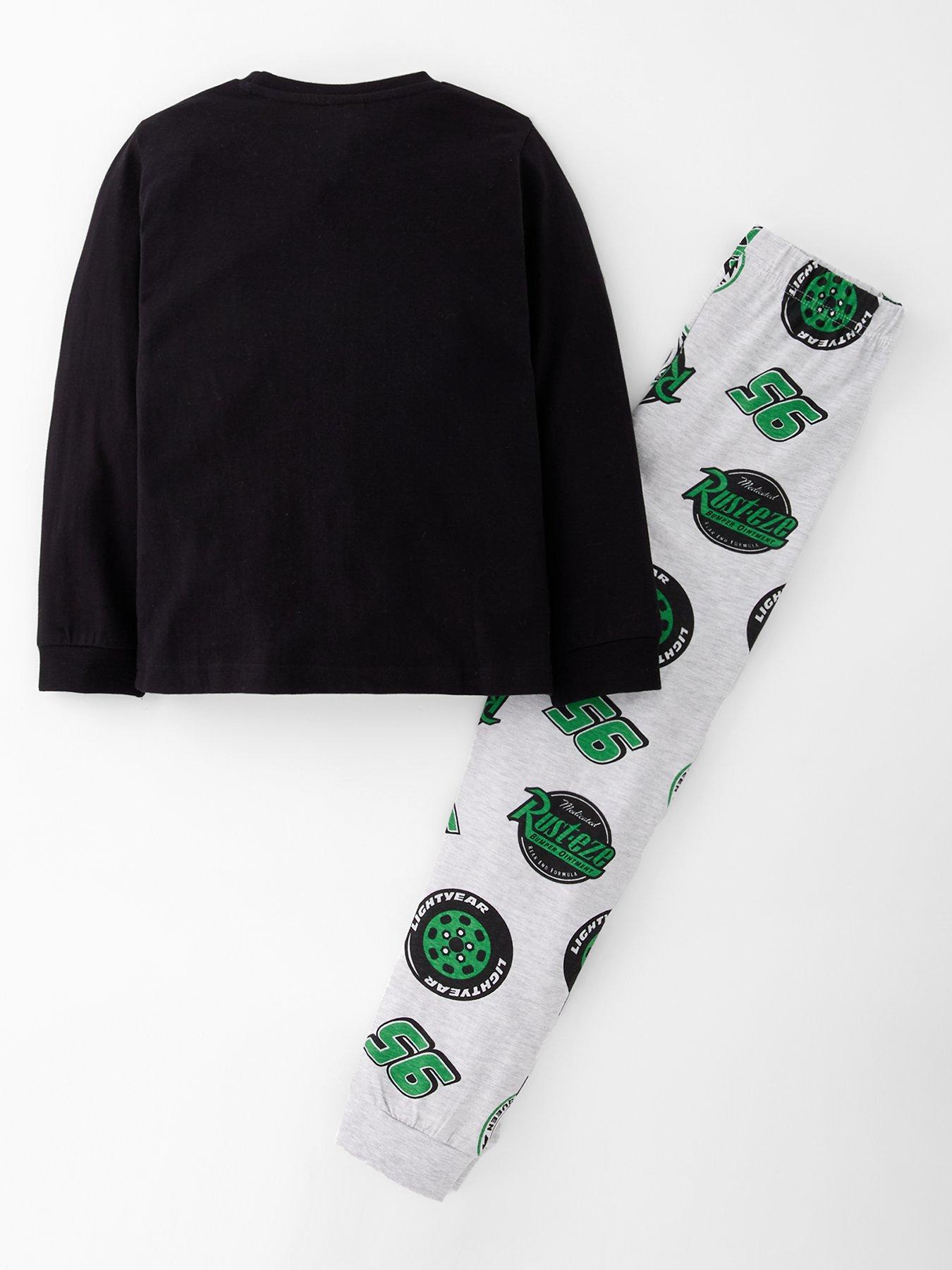 Image 2 of 5 of The Very Collection Disney Cars Lightning Mcqueen Long Sleeve Pyjamas - Black