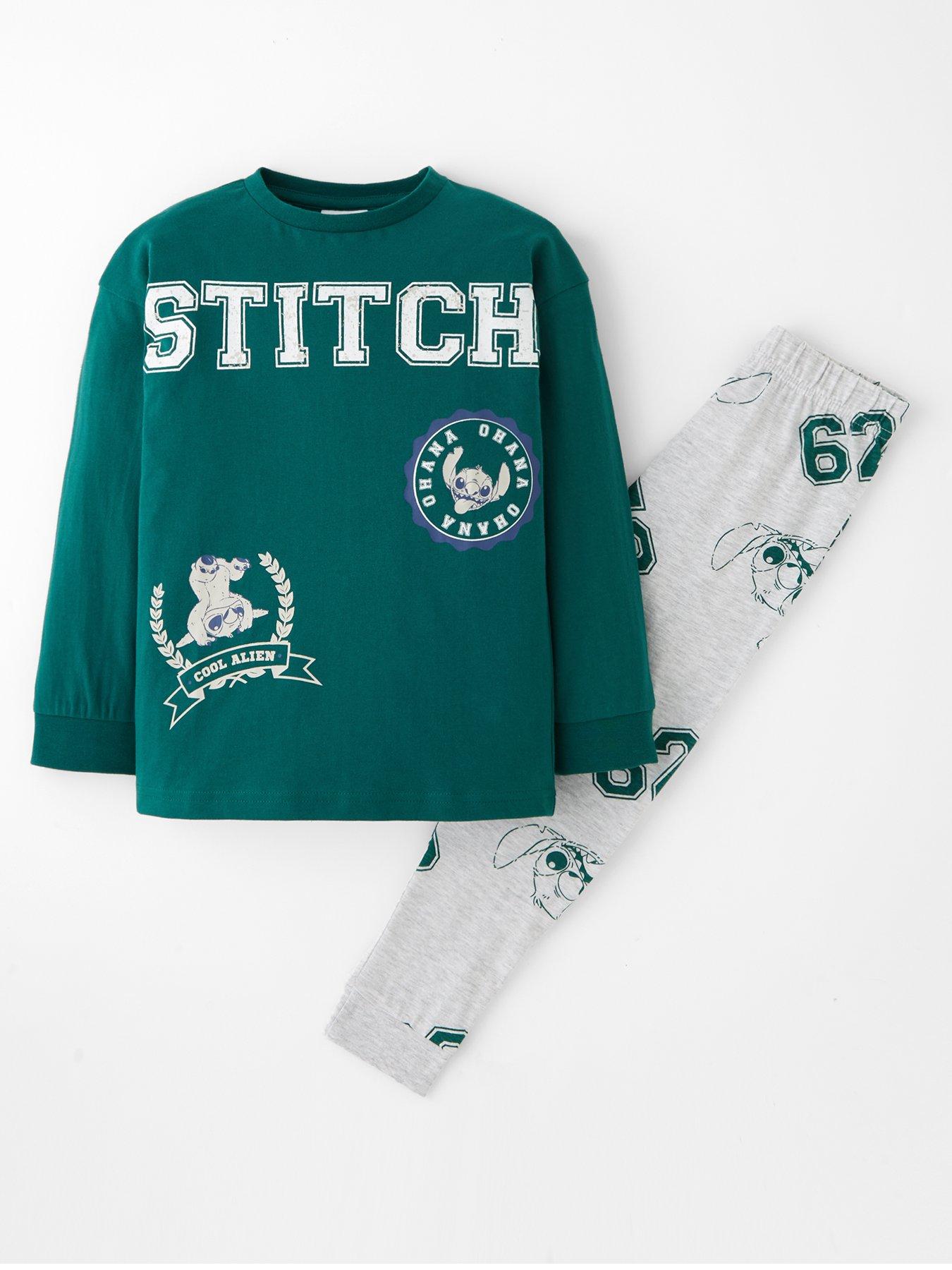 Disney Lilo & Stitch Disney Stitch Boys Pyjamas - Green