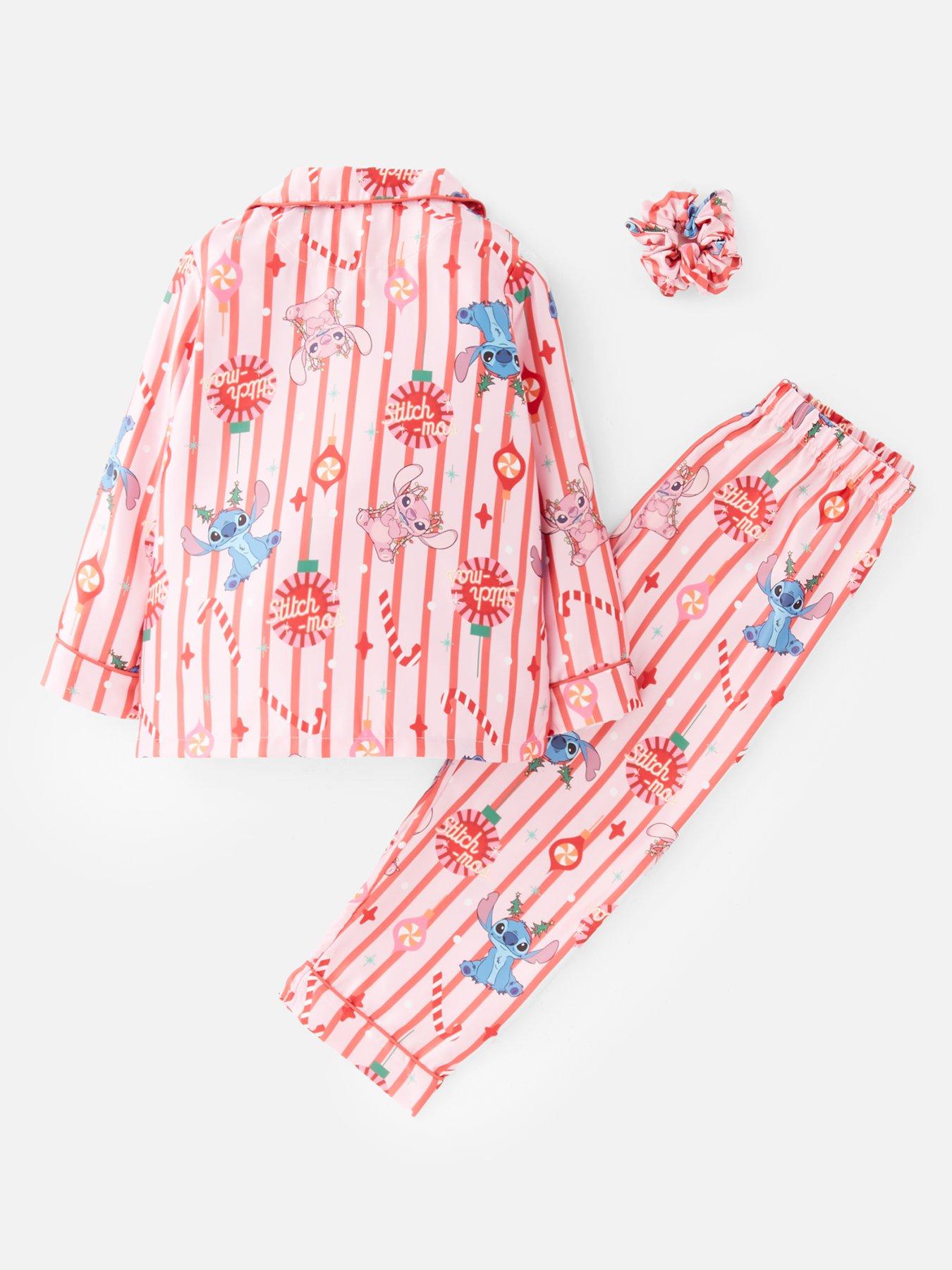 back image of disney-lilo-stitch-angel-amp-stitch-festive-satin-pyjamas-with-scrunchie-red