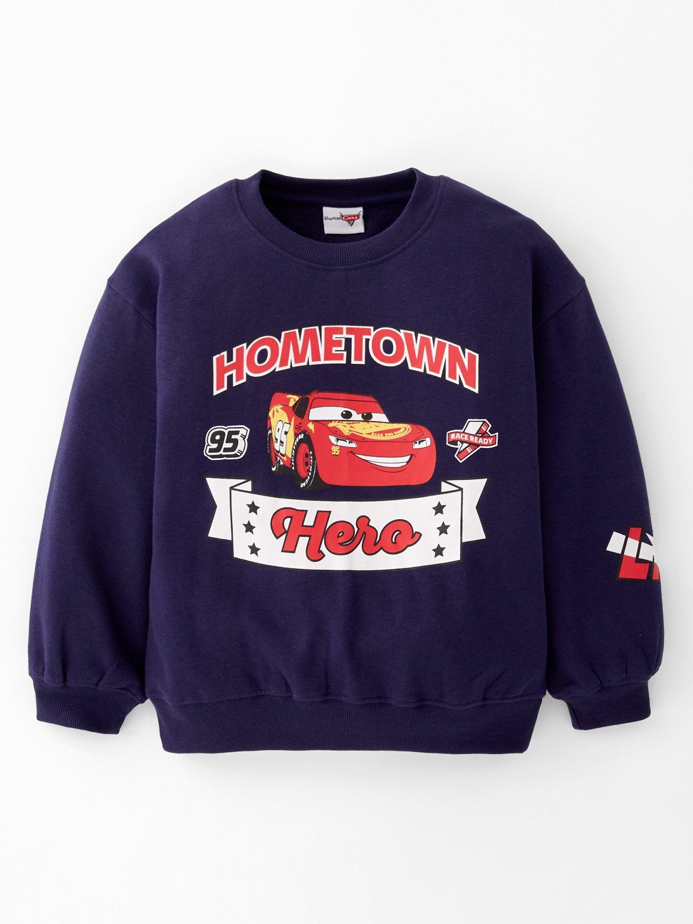 Image 1 of 5 of The Very Collection Disney Cars Lightning Mcqueen Sweatshirt - Navy