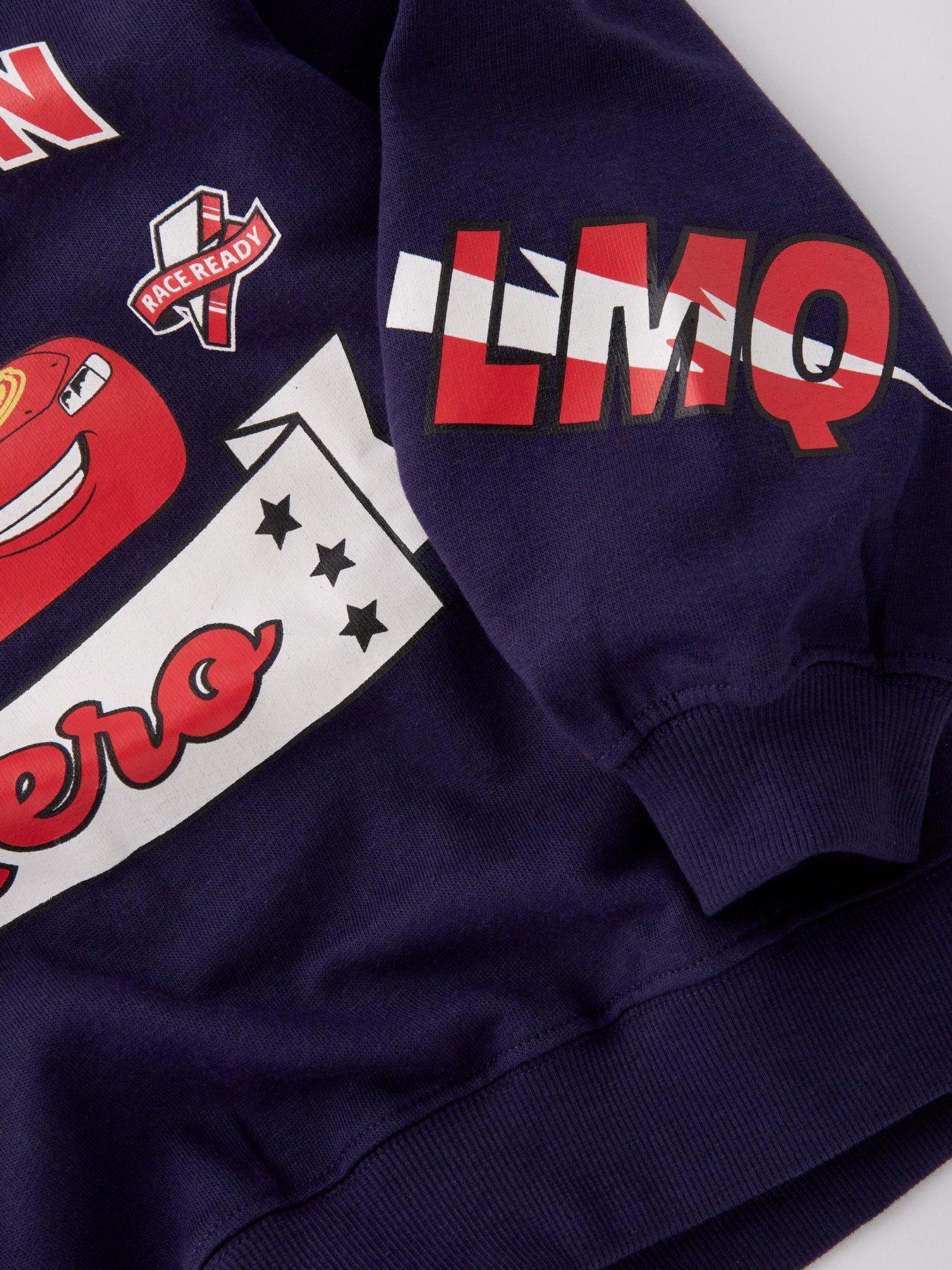 Image 5 of 5 of The Very Collection Disney Cars Lightning Mcqueen Sweatshirt - Navy