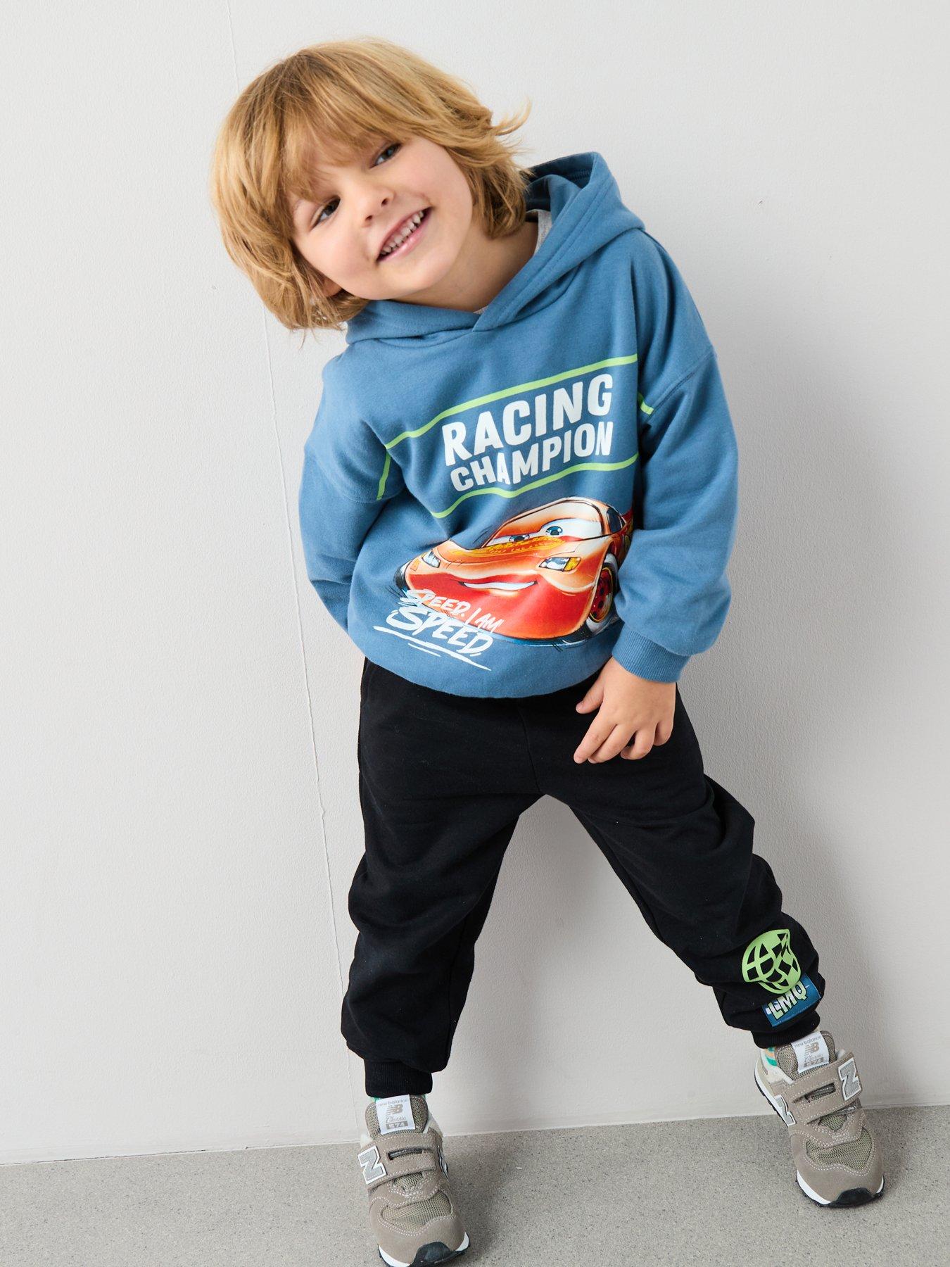 Image 4 of 5 of Disney Cars Lightning Mcqueen Hood Sweat Set