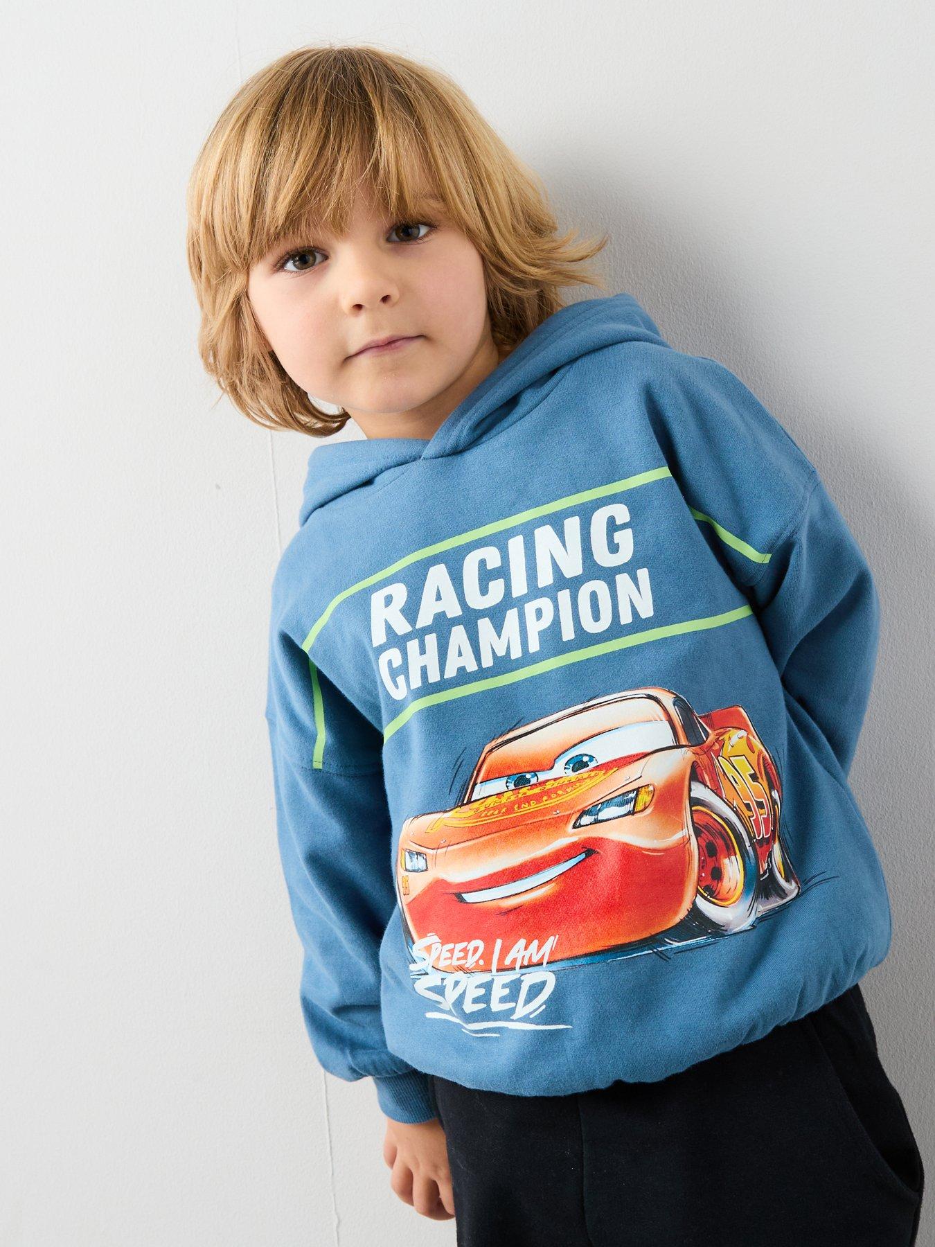 Image 5 of 5 of Disney Cars Lightning Mcqueen Hood Sweat Set
