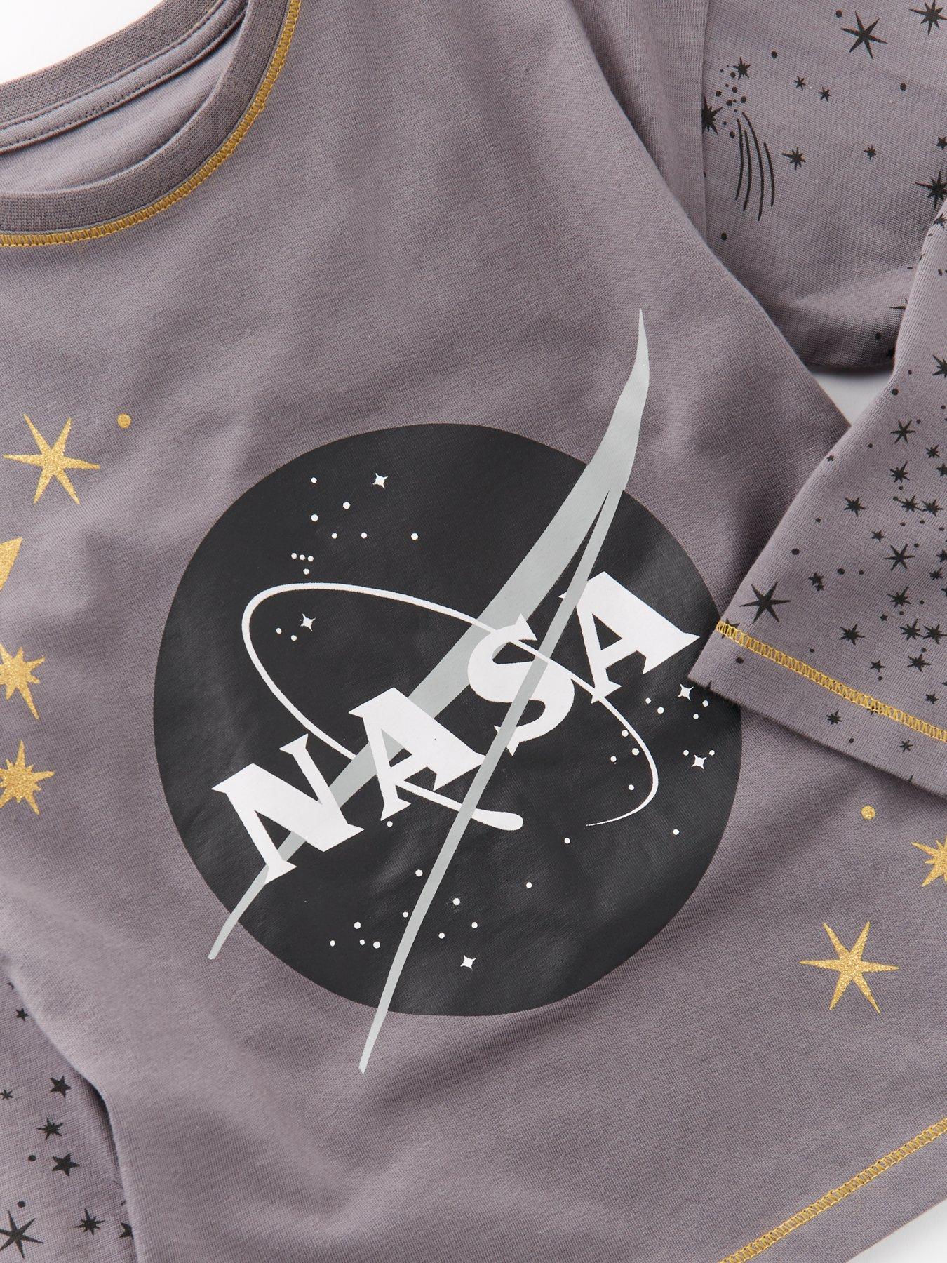  image of nasa-girls-pyjamas-grey