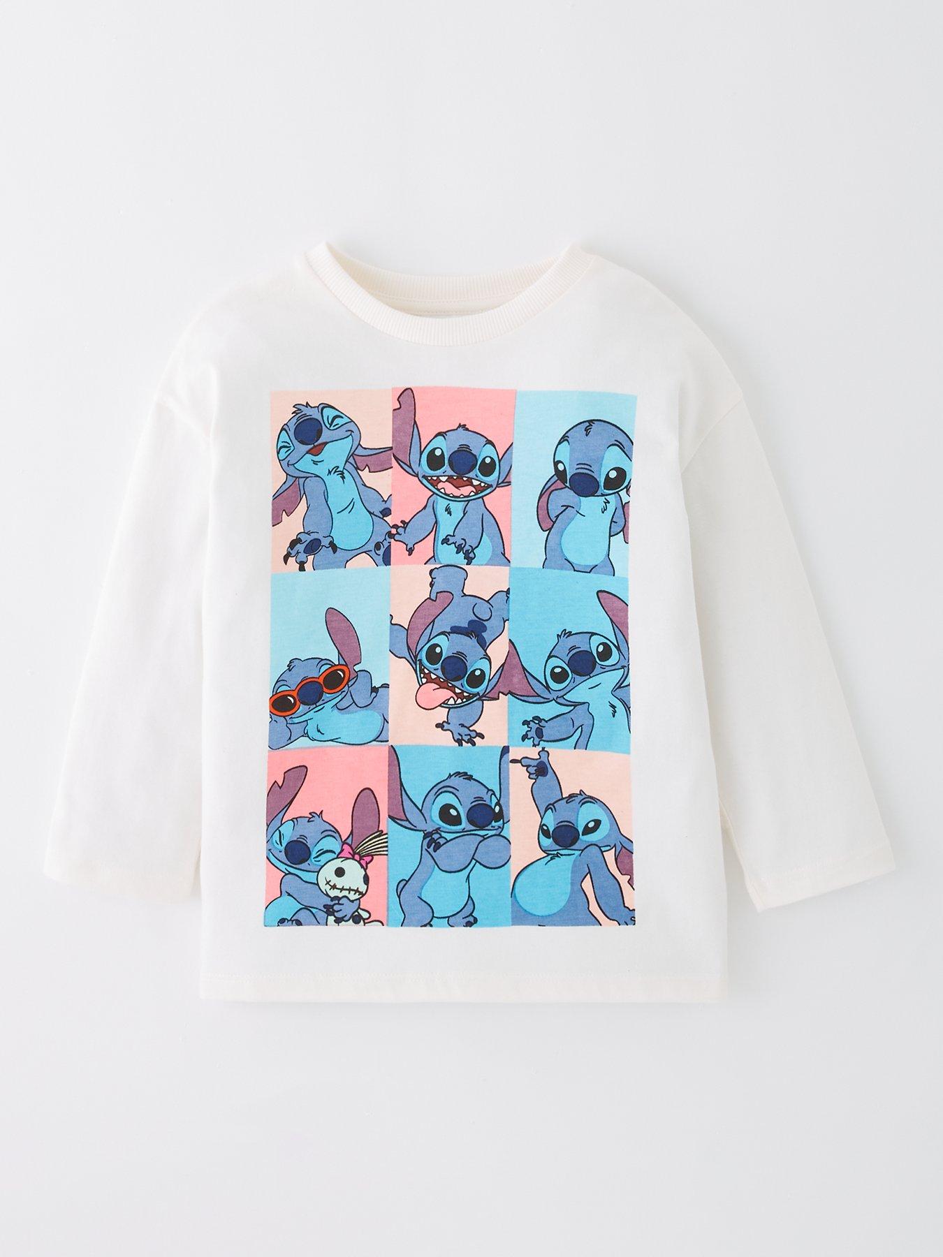 Disney Lilo & Stitch Disney's Stitch Long Sleeve T-Shirt - Blue