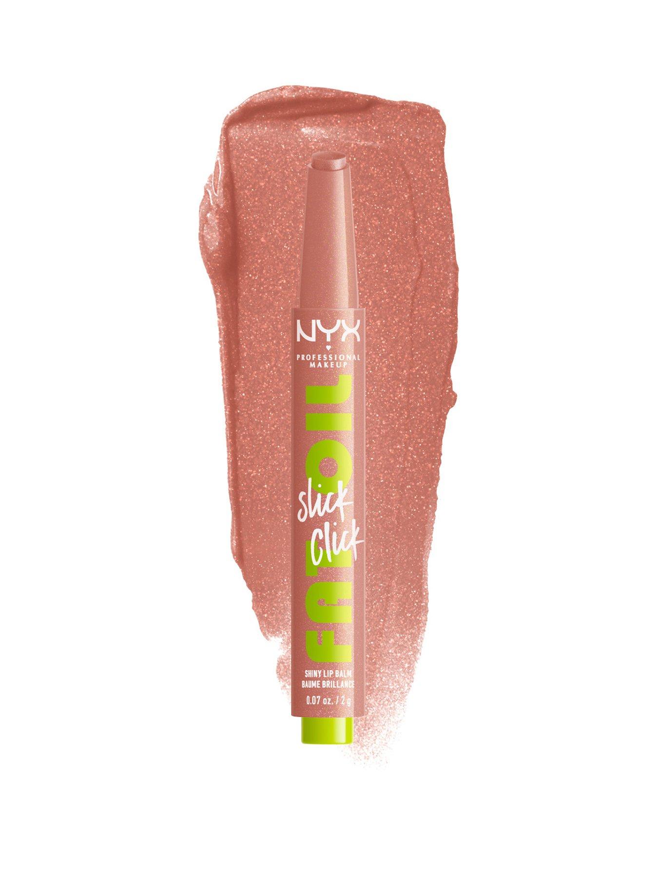 NYX PROFESSIONAL MAKEUP Fat Oil Slick Click, Lip Balm, 12 HR Hydration, High Shine Finish