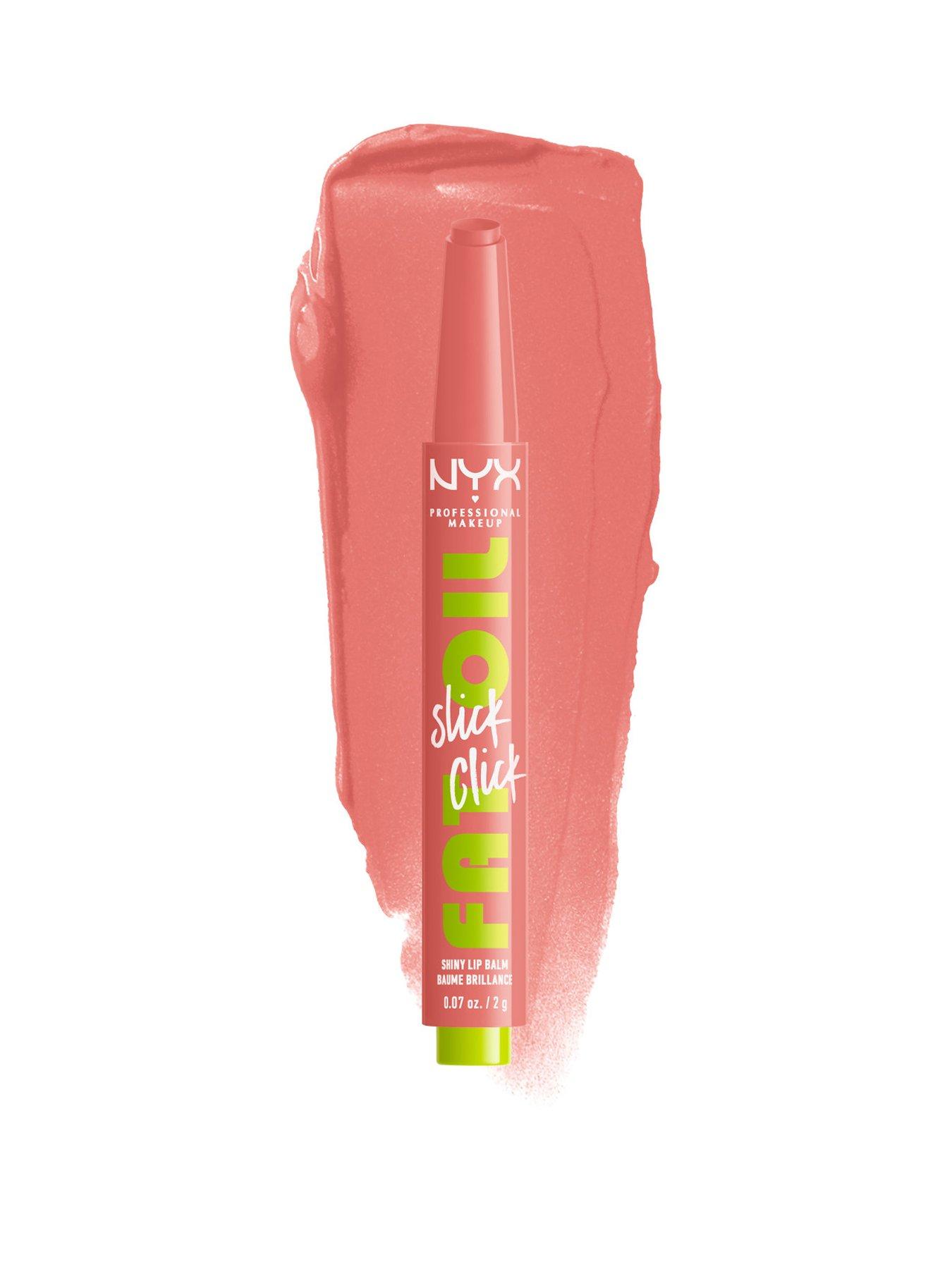 NYX PROFESSIONAL MAKEUP Fat Oil Slick Click, Lip Balm, 12 HR Hydration, High Shine Finish